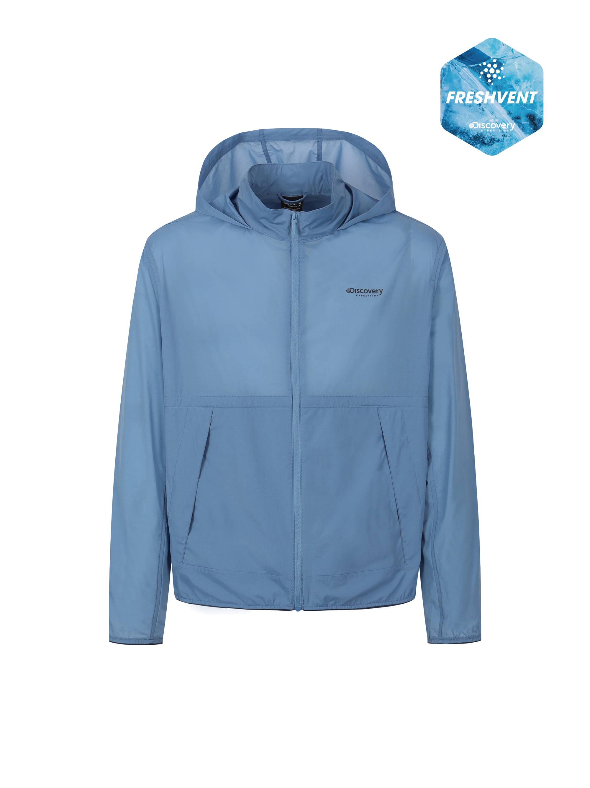 M's Freshvent Crinkled High Neck Windjacket