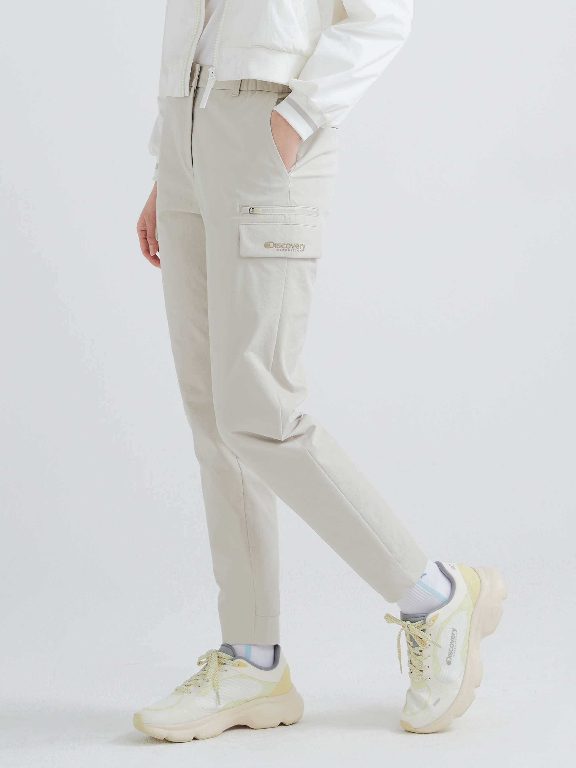 High Stretch Half Jogger Cargo Pants