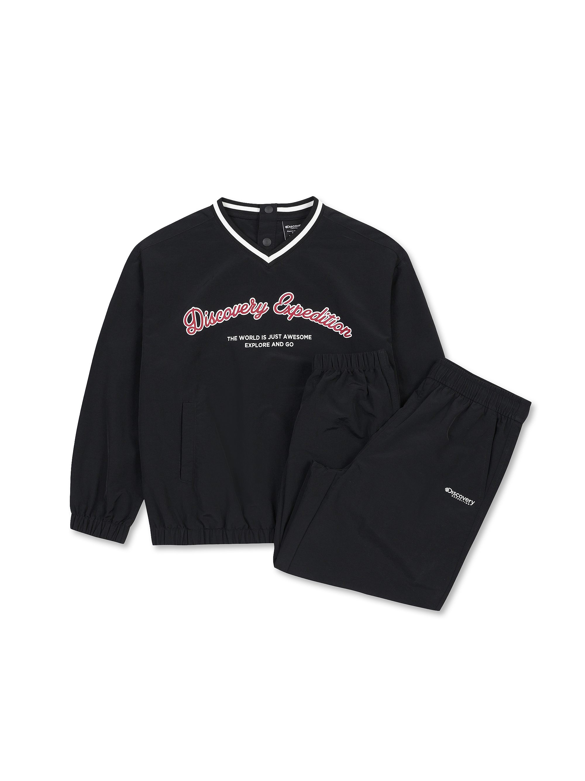Kids' Lightweight Woven Sweatshirt & Pants 2-Piece Set