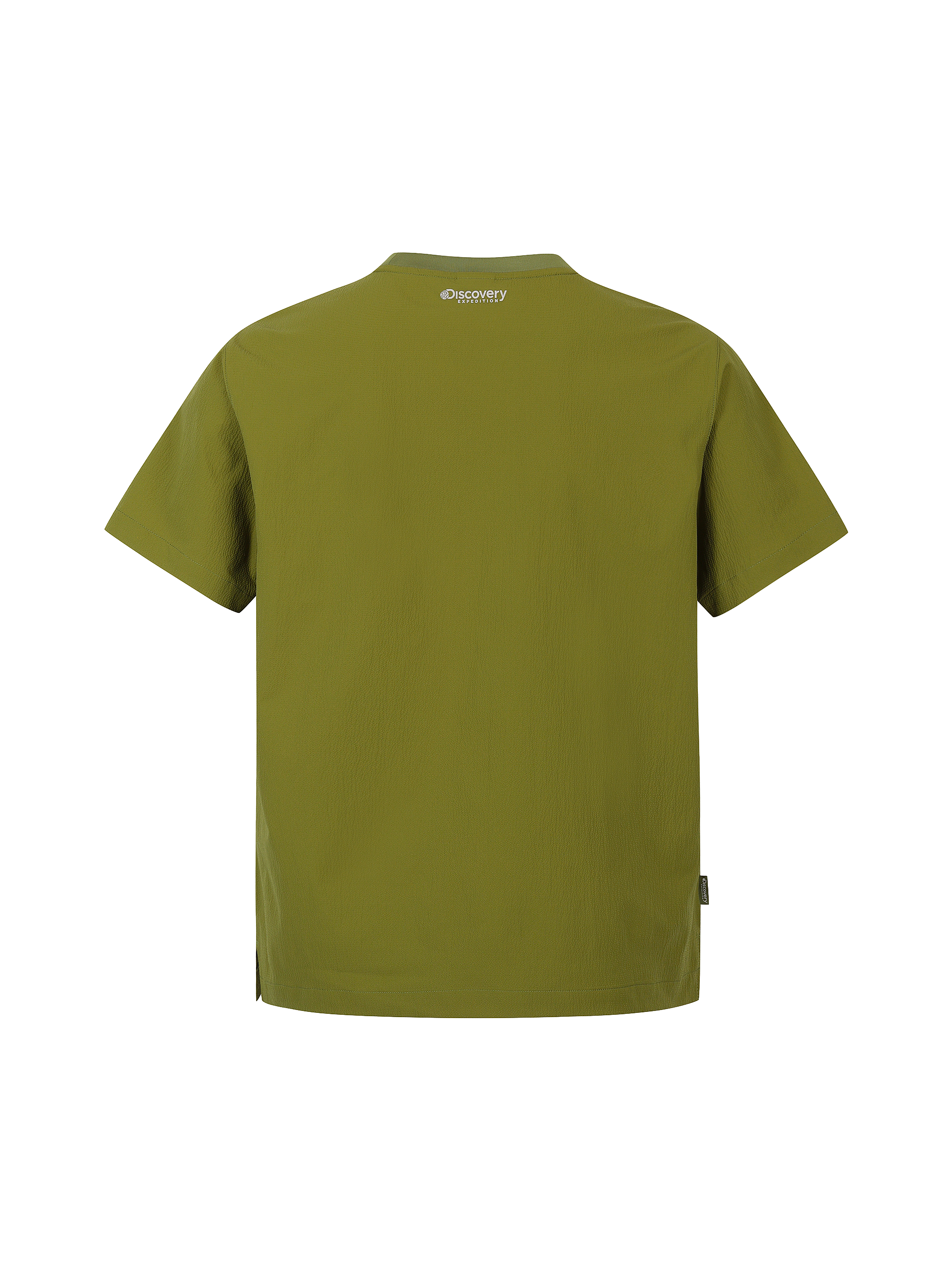 M's Seersucker Woven Short-Sleeve T-shirt