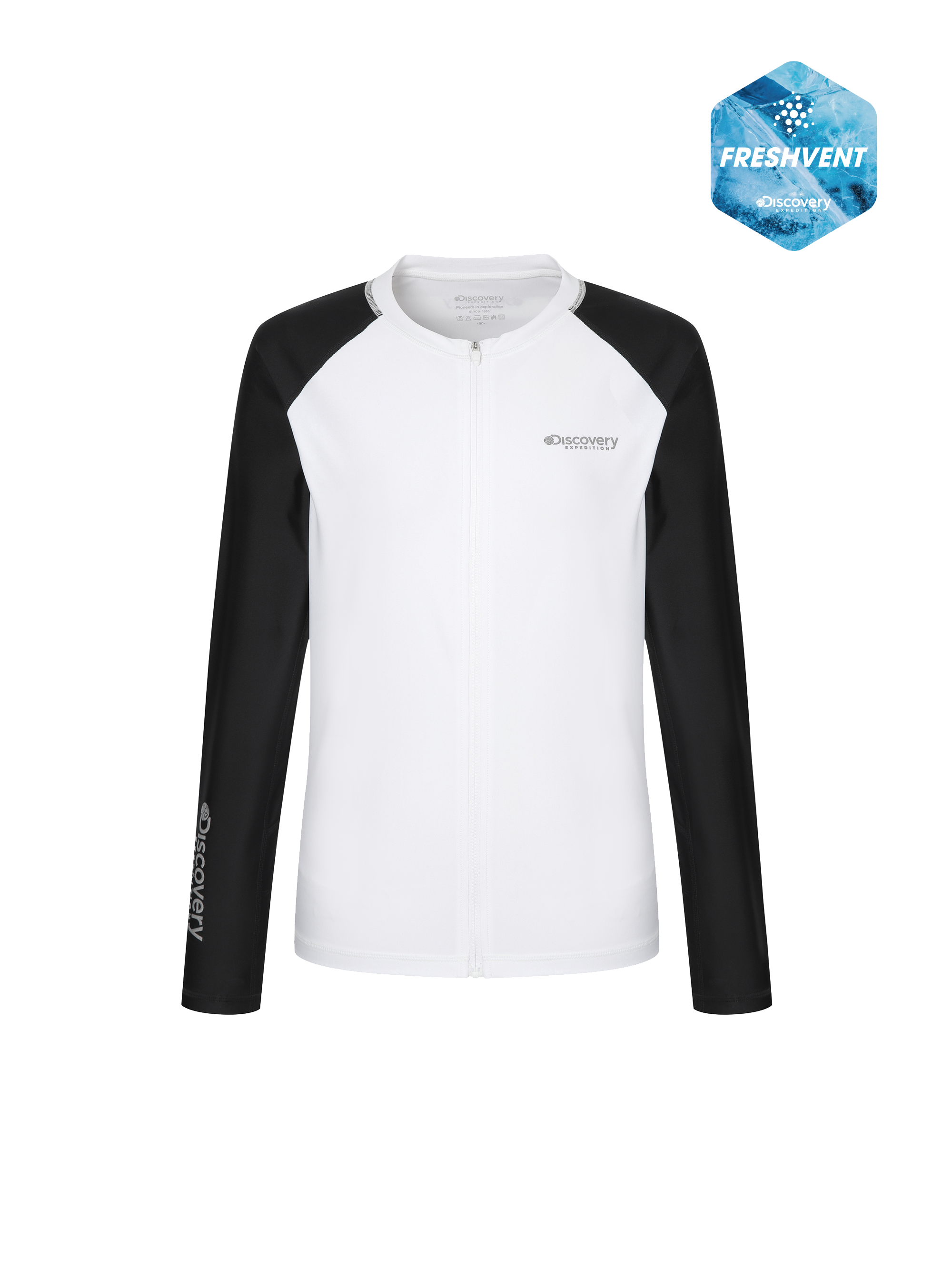 Freshvent Women's Essential Loose Fit Zip-up Rashguard