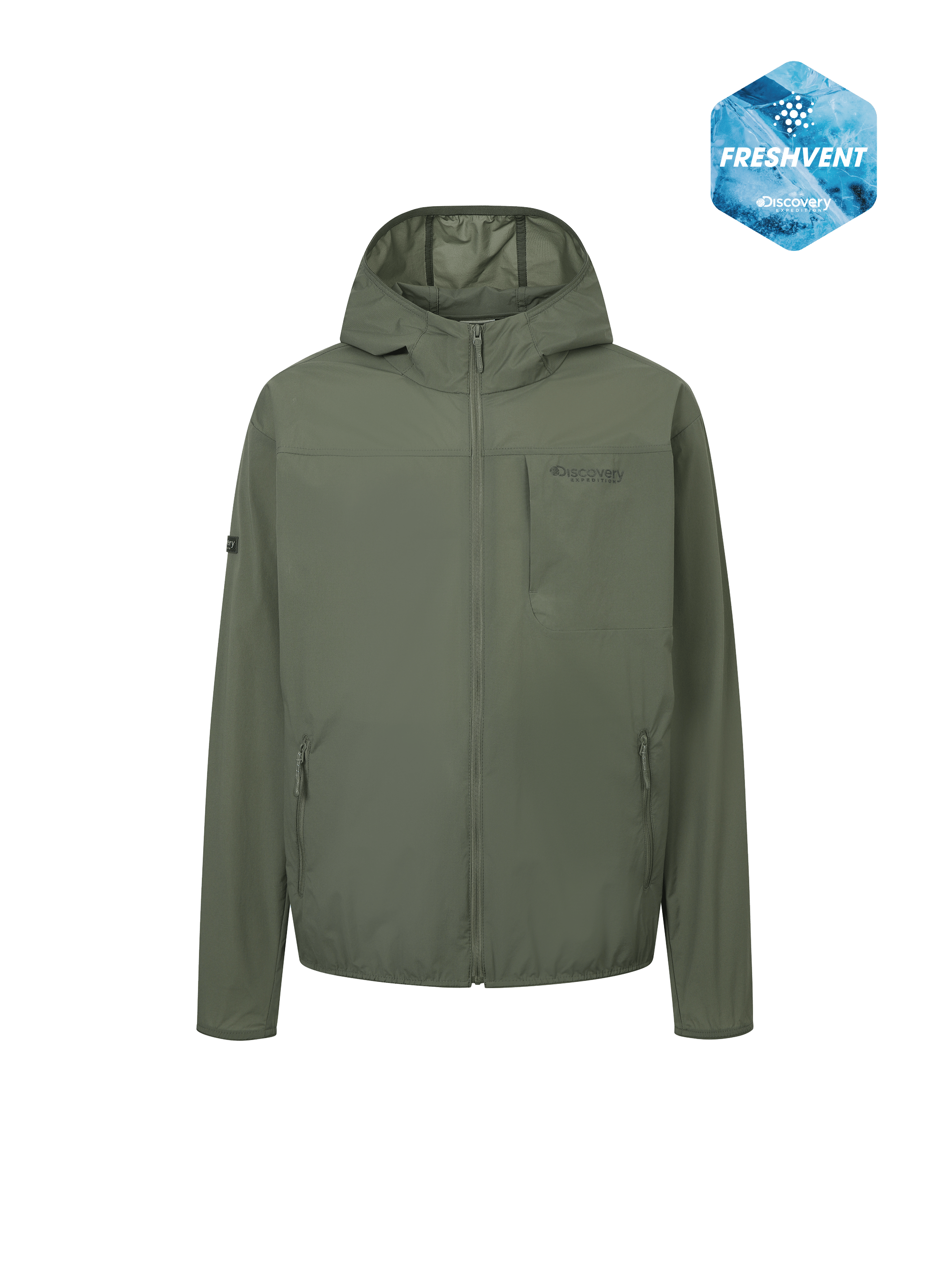 Freshvent Men's Packable Windbreaker