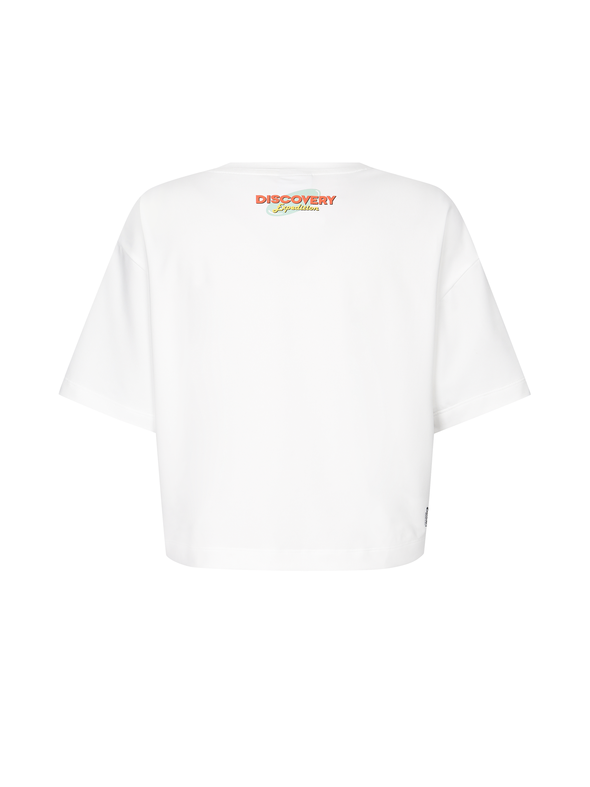 Women's Overfit Crop Water T-Shirt with Small Logo