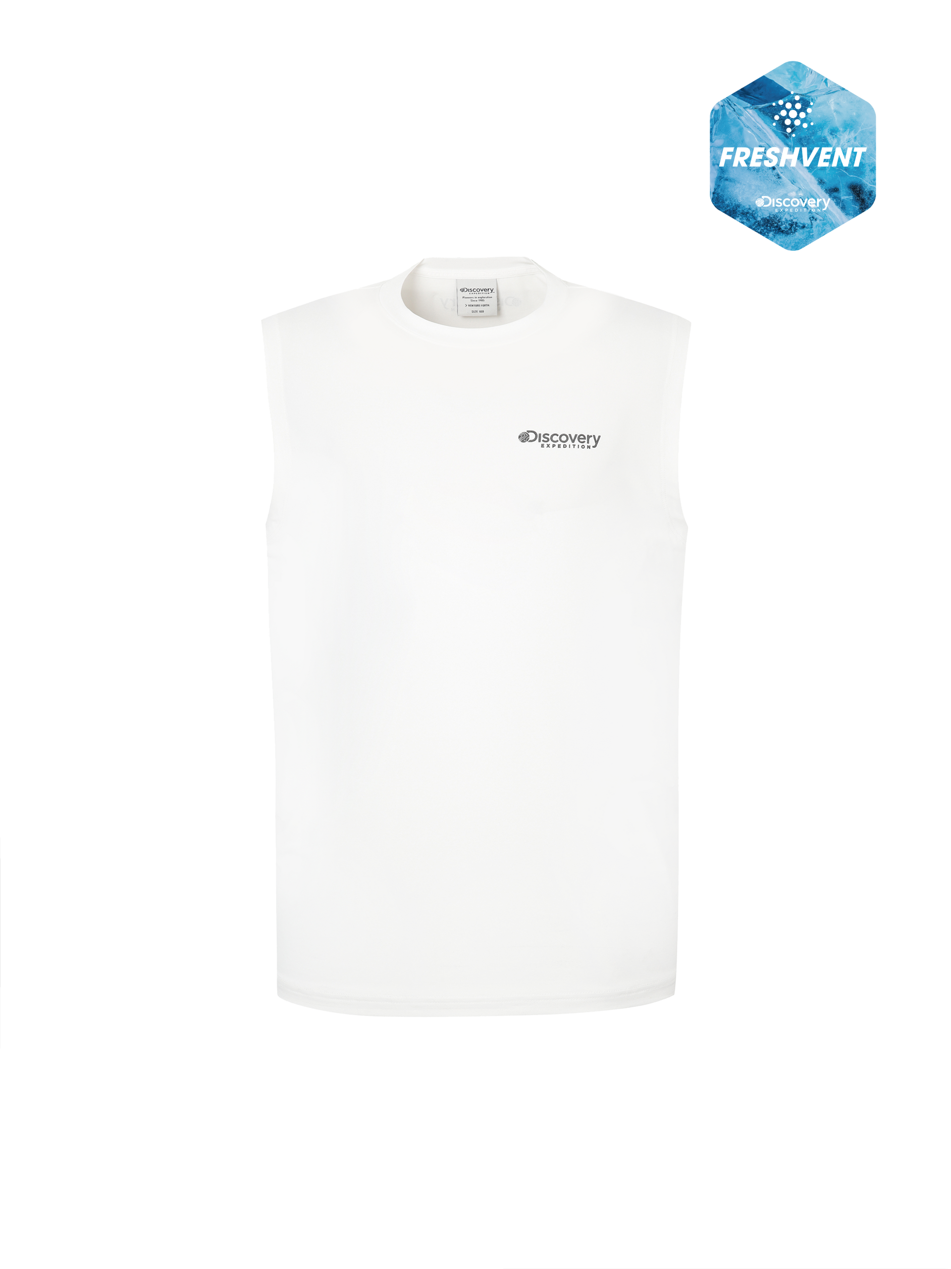 トップスその他 [Discovery] Freshvent Men's Back Lettering Sleeveless Men's Freshvent Small Logo Cooling Sleeveless | Discovery