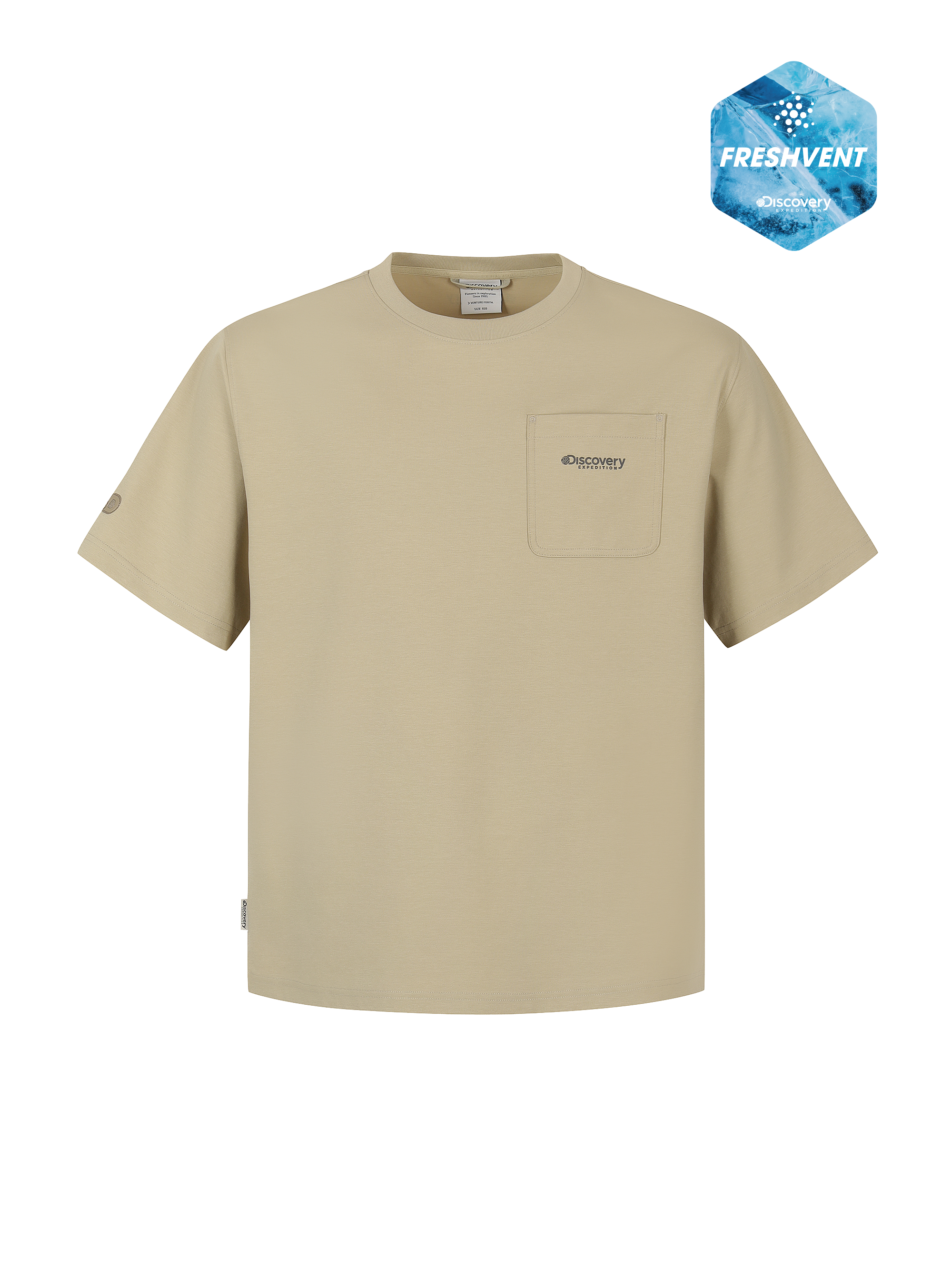 M's Freshvent Knit Training Pocket Short Sleeve T-shirt