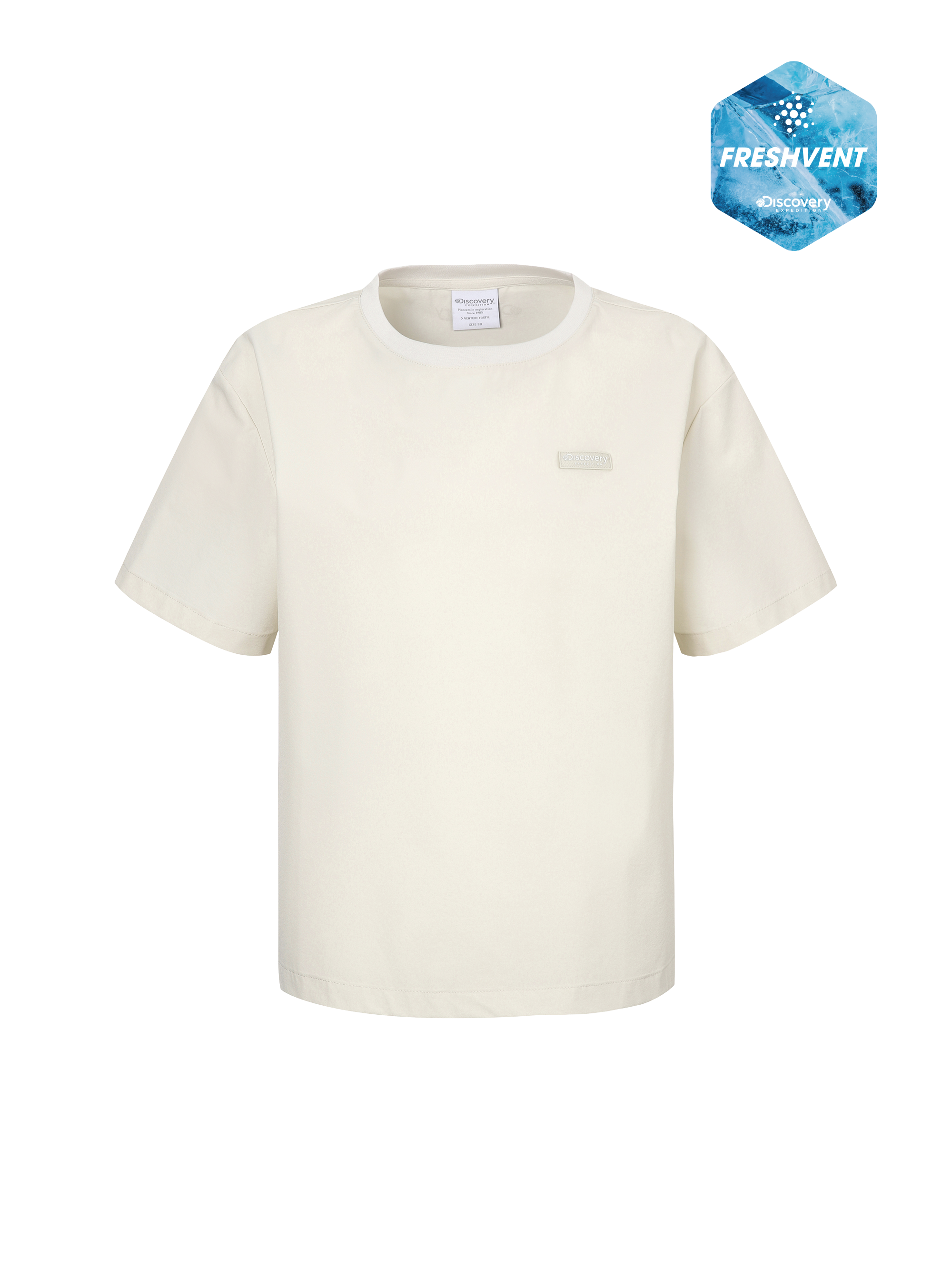 Women's Freshvent Woven Shorts Sleeve T-shirt