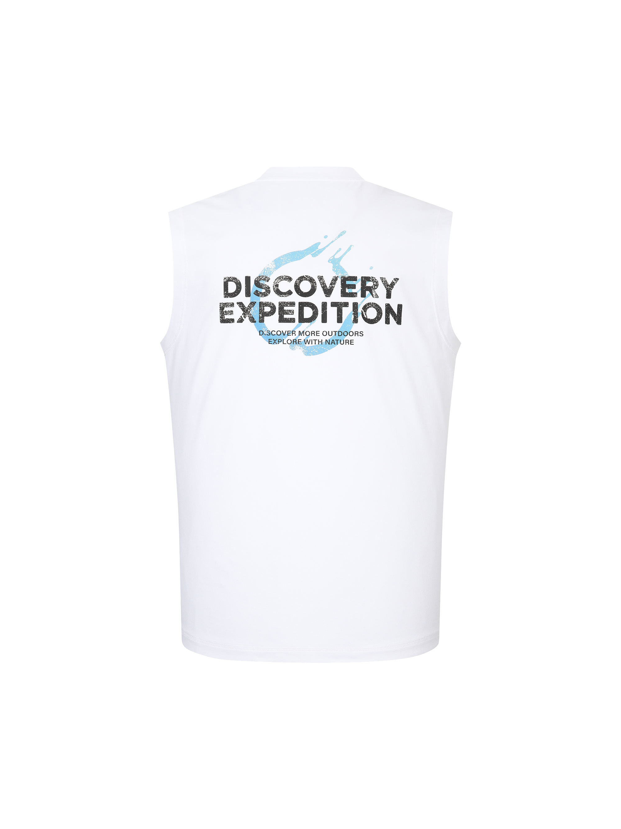 Men's Hot Summer Lettering Sleeveless Water T-shirt