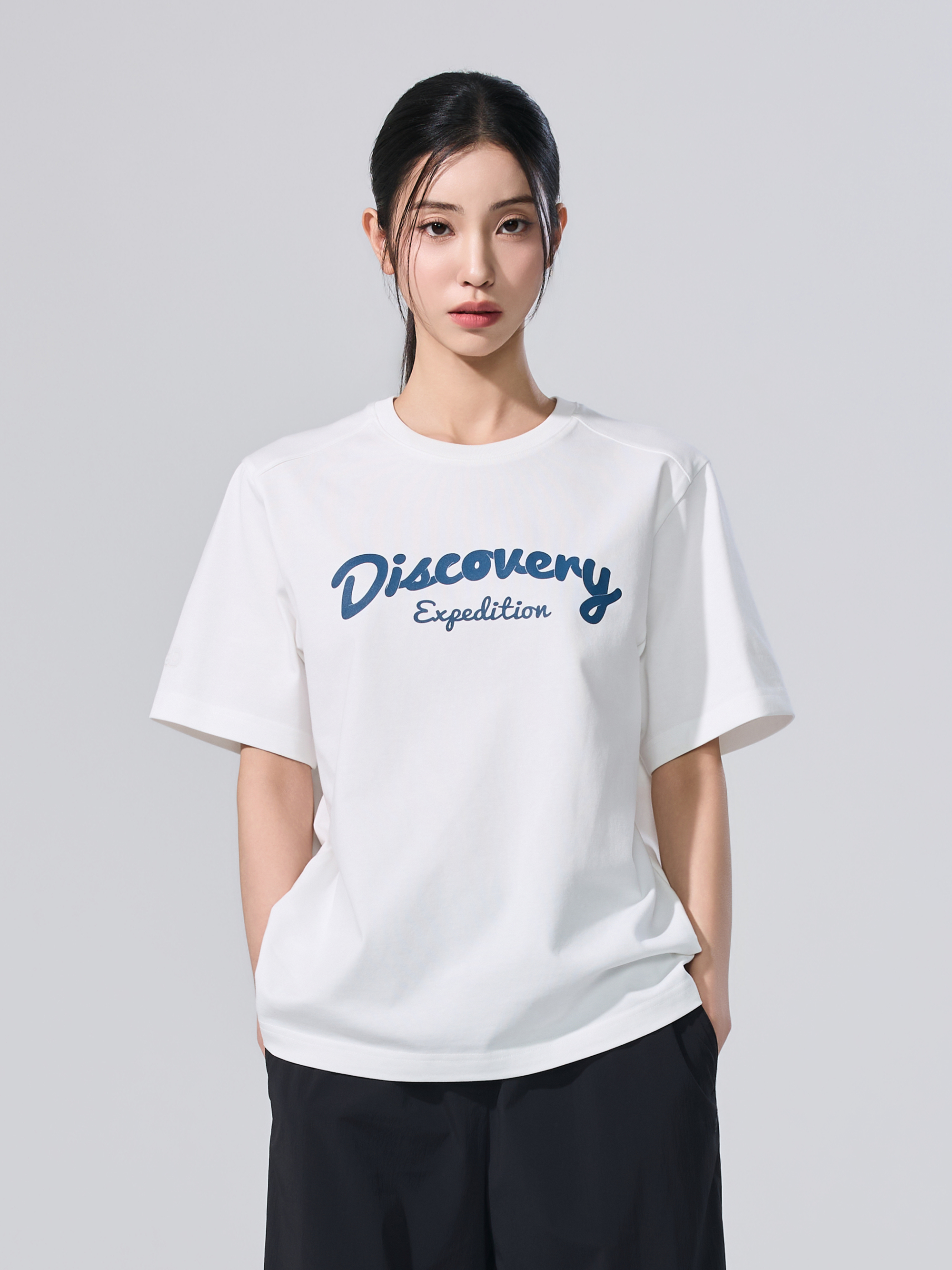 Uni Aerocool Lettering Graphic Short Sleeve T-shirt