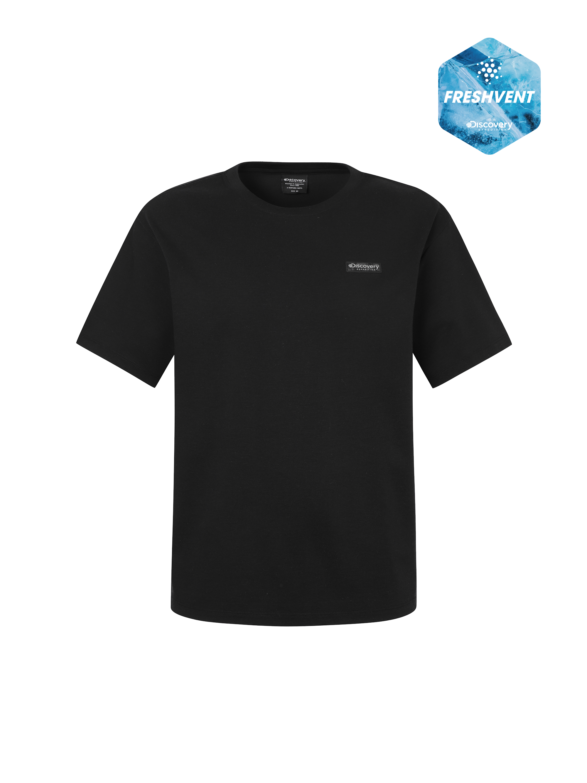 Freshvent Overfit Washed Small Logo Short-sleeve T-shirt
