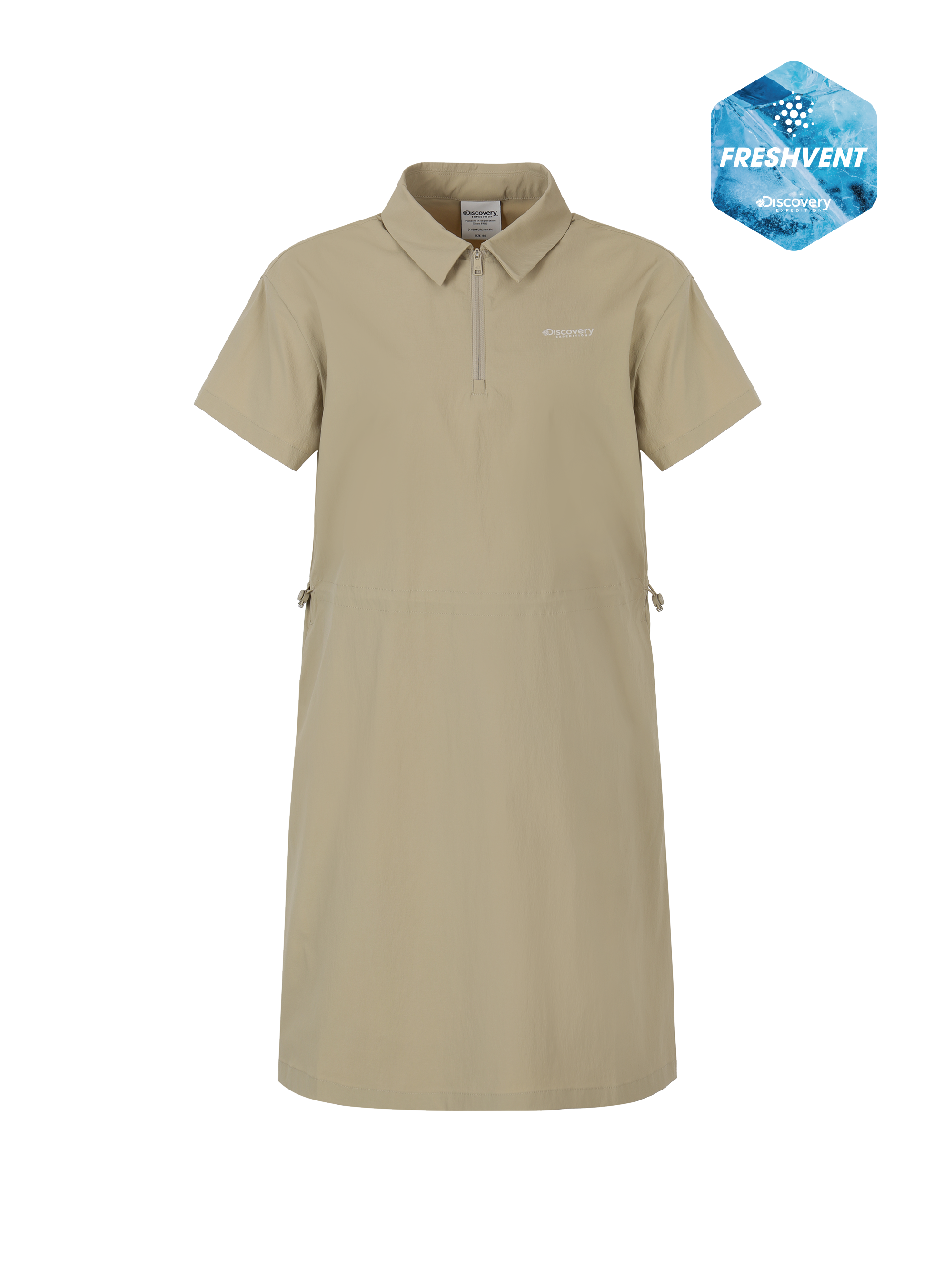 W's Freshvent Polo-Type Mini Dress