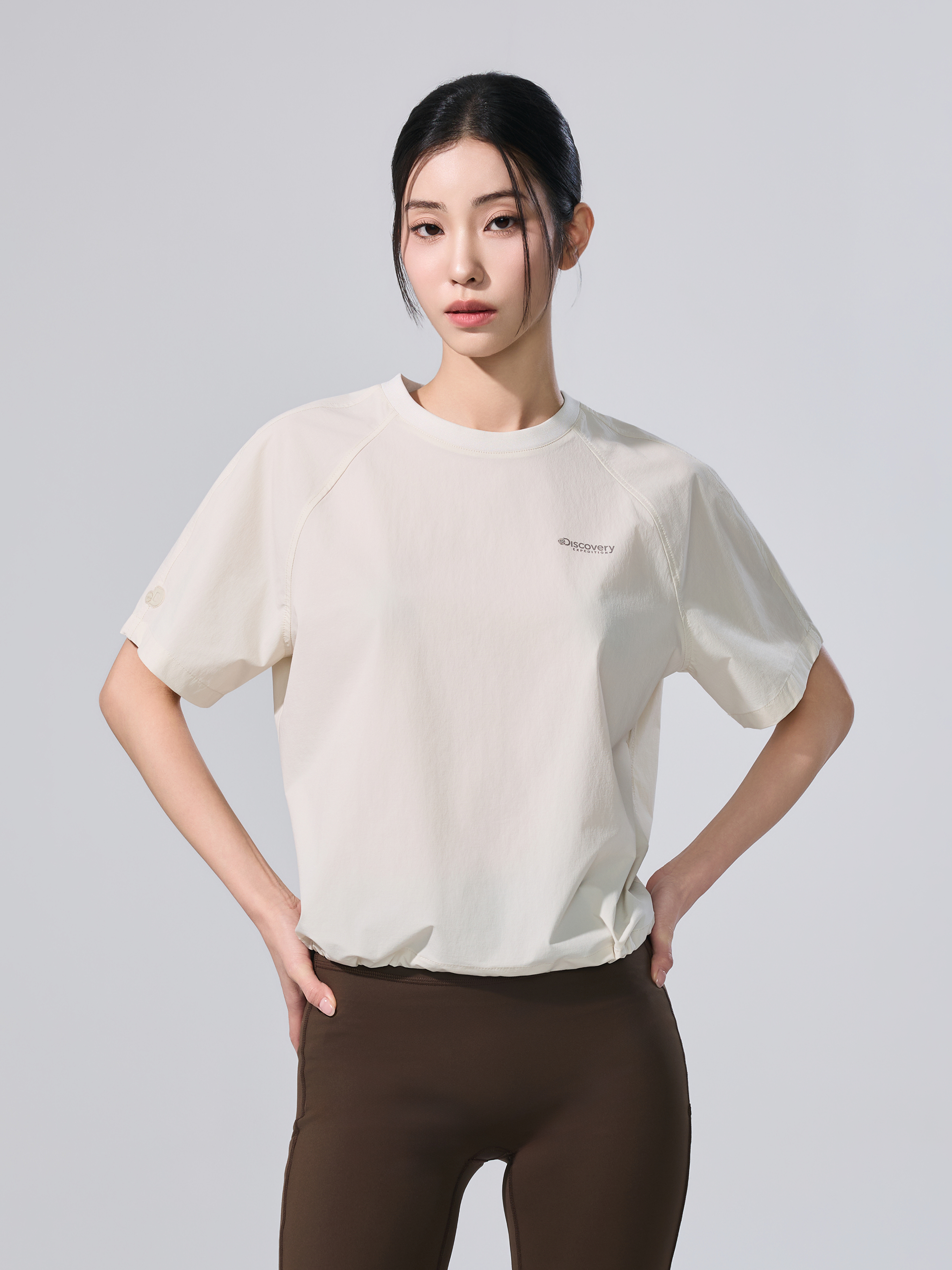 W's Freshvent Raglan Woven Short Sleeve T-shirt