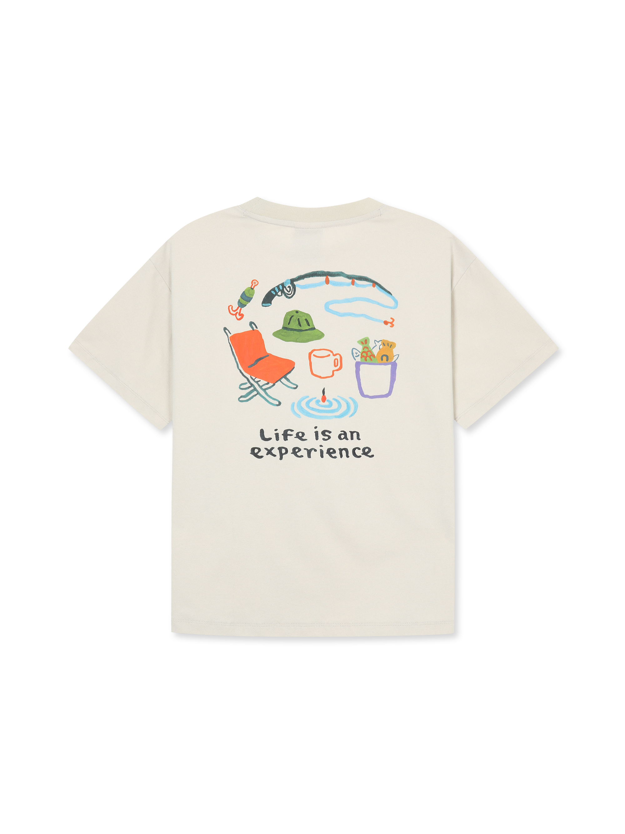 Kids Camping Graphic Short Sleeve T-shirts