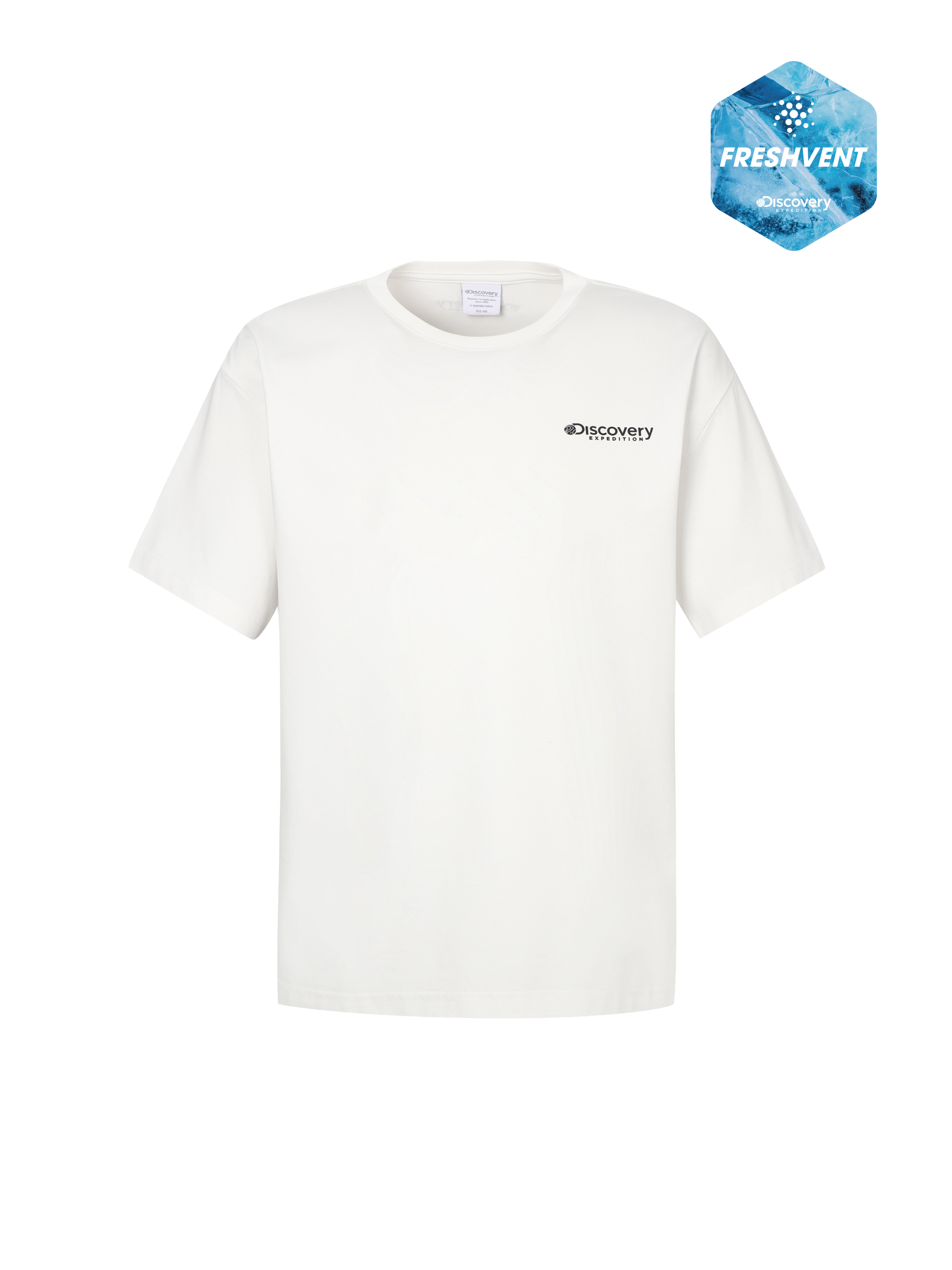 Freshvent Washed Outdoor Scene Back Graphic Short-sleeve T-shirt
