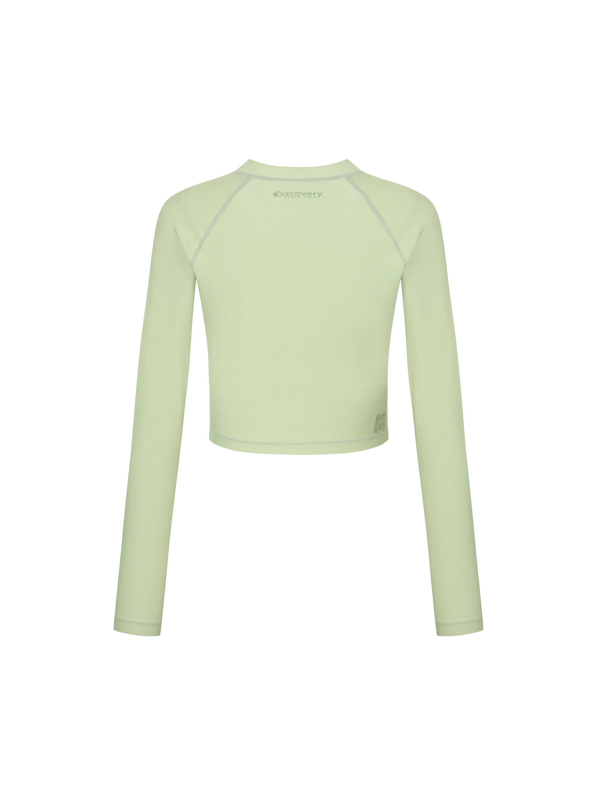 Freshvent Women's Essential Half Zip-up Crop Rashguard