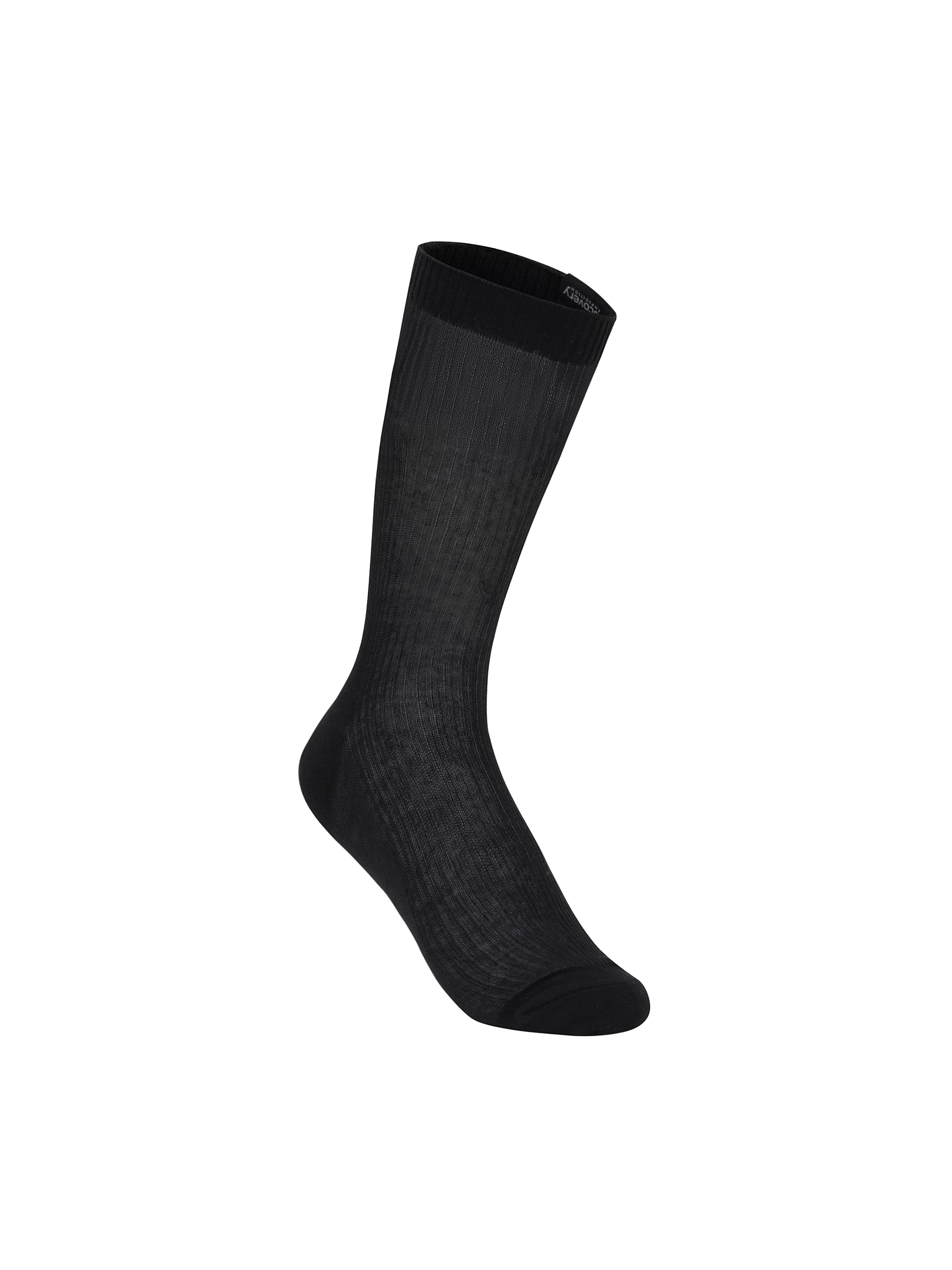 See-through Rib High Length Socks