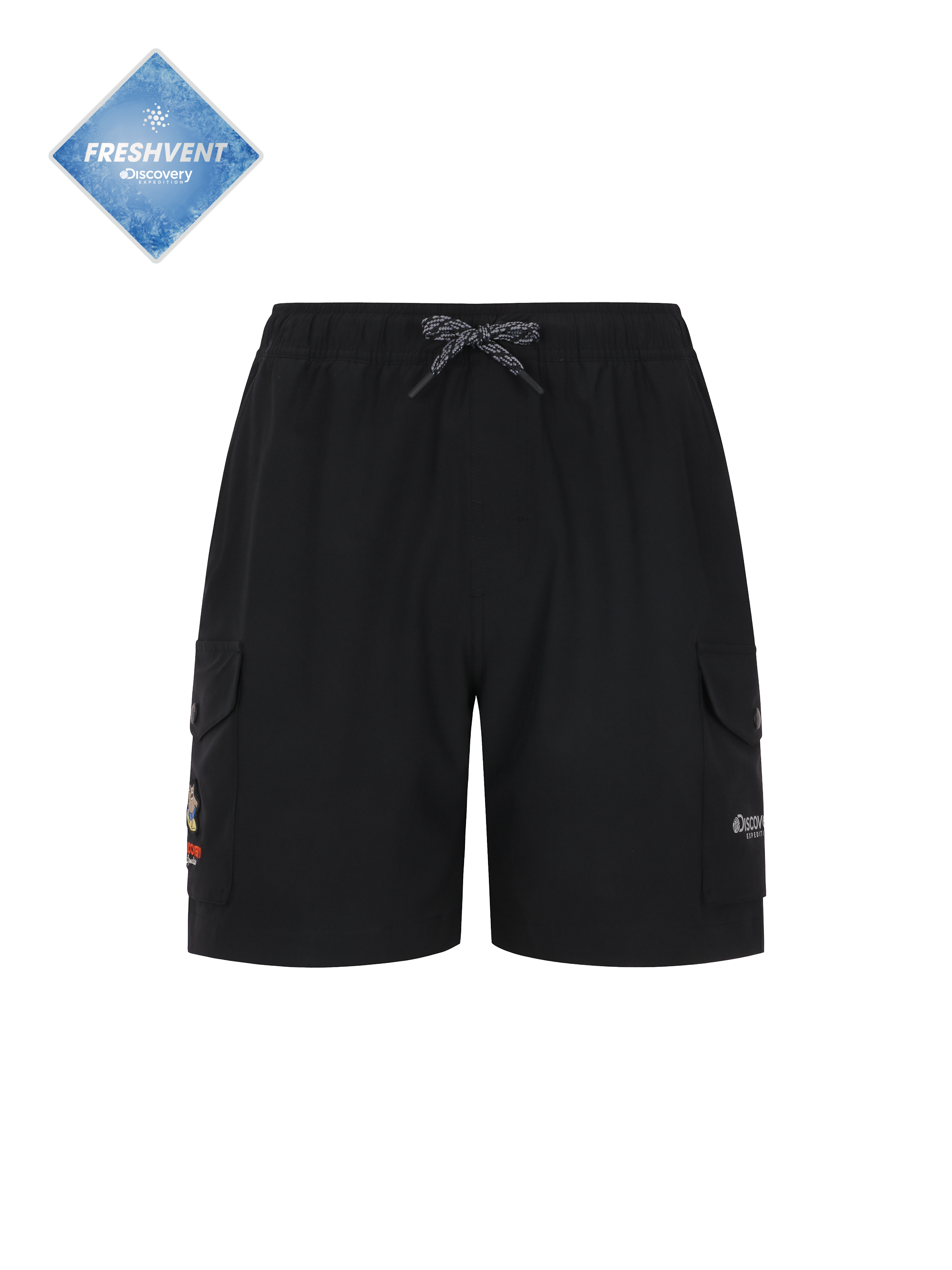 Freshvent Men's Mane Crew Cargo Board Shorts