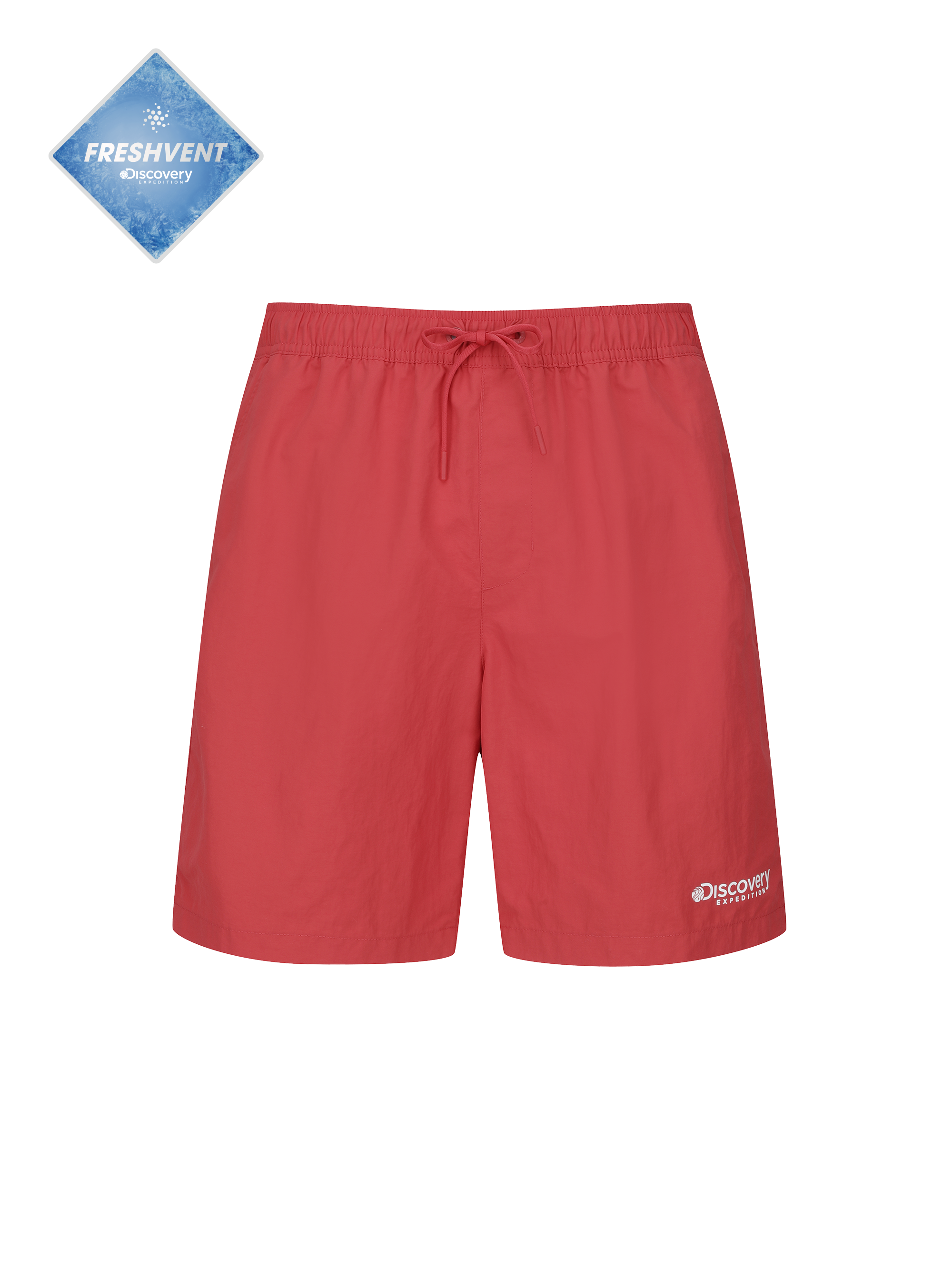 Freshvent Men's Basic Full Band Type Board Shorts