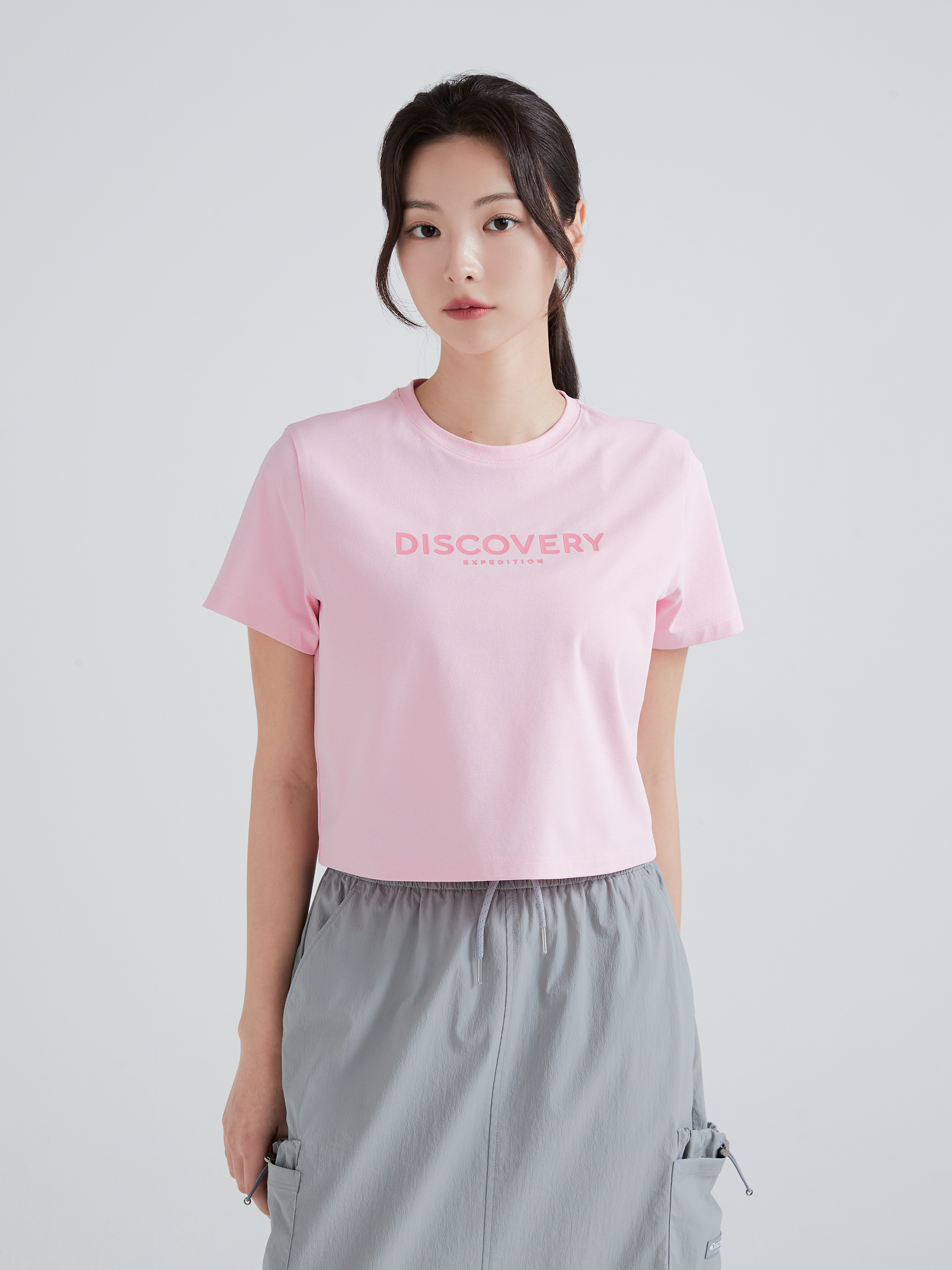 Typo Crop T-Shirt