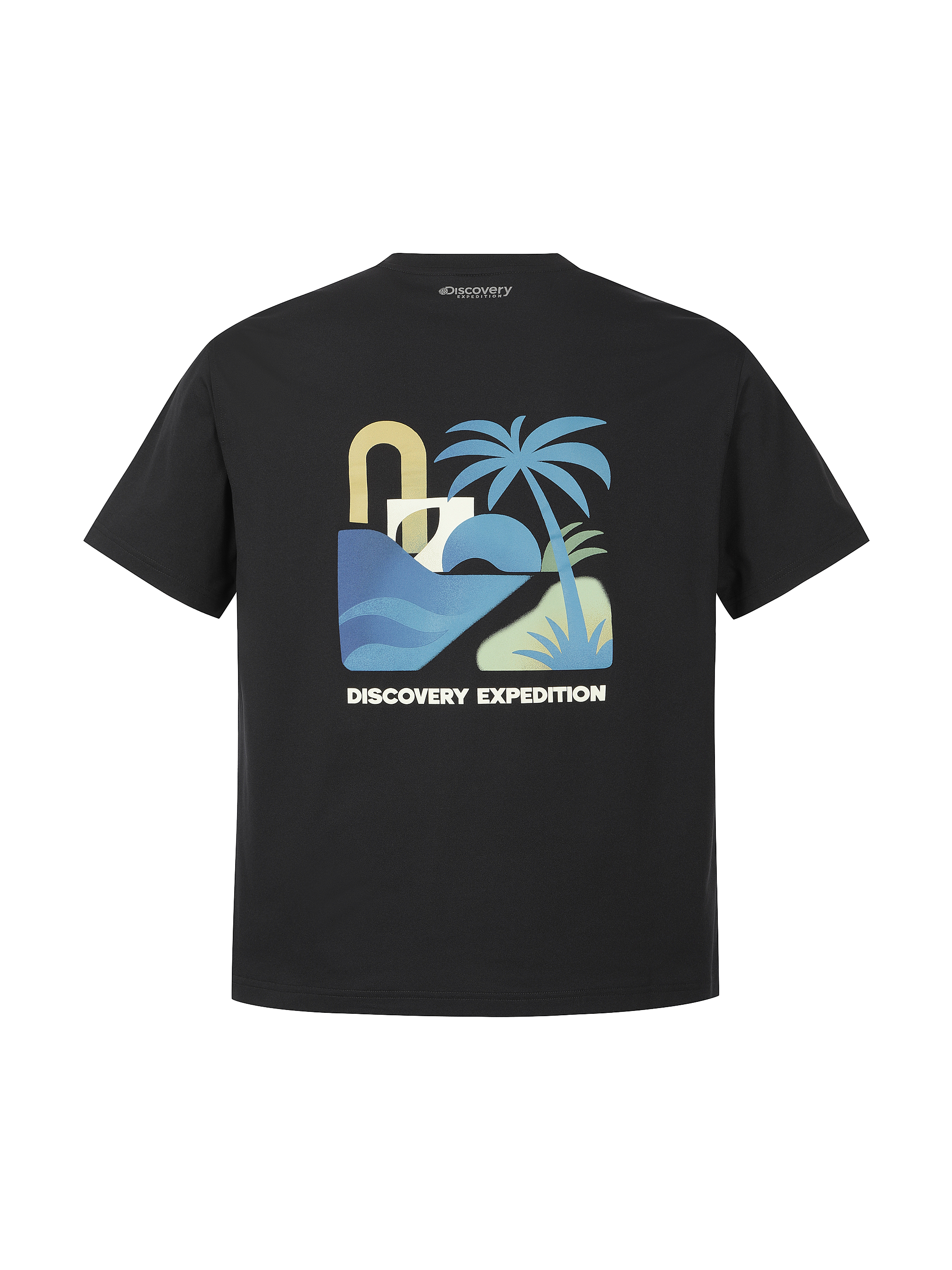 Hot Summer Graphic Short-Sleeve Water T-shirt