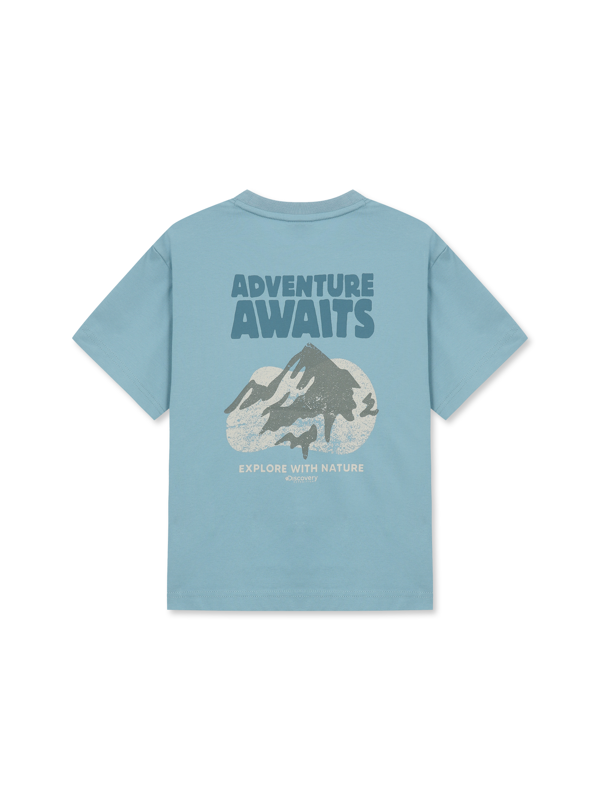 Kids Freshvent Washed Mountain Graphic Short Sleeve T-shirts