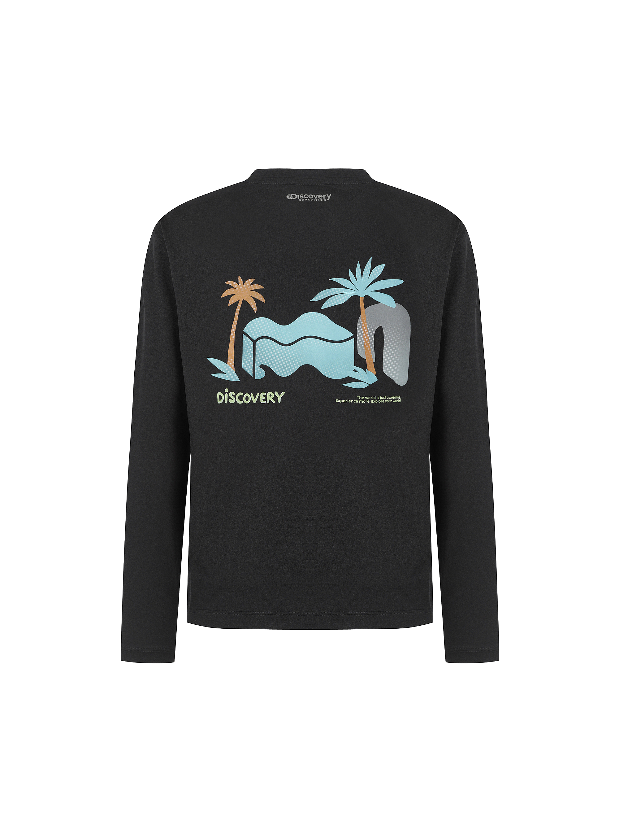 W's Back Graphic Long-Sleeve Water T-shirt