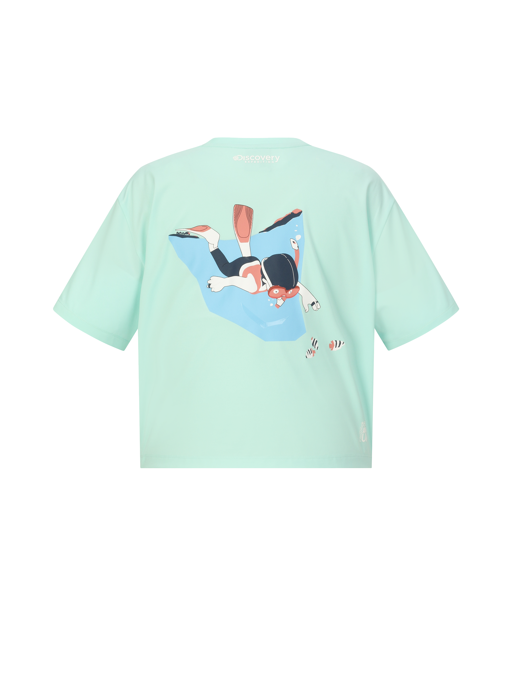 Women's Main Cruise Background Crop Water Shorts -Sleeved