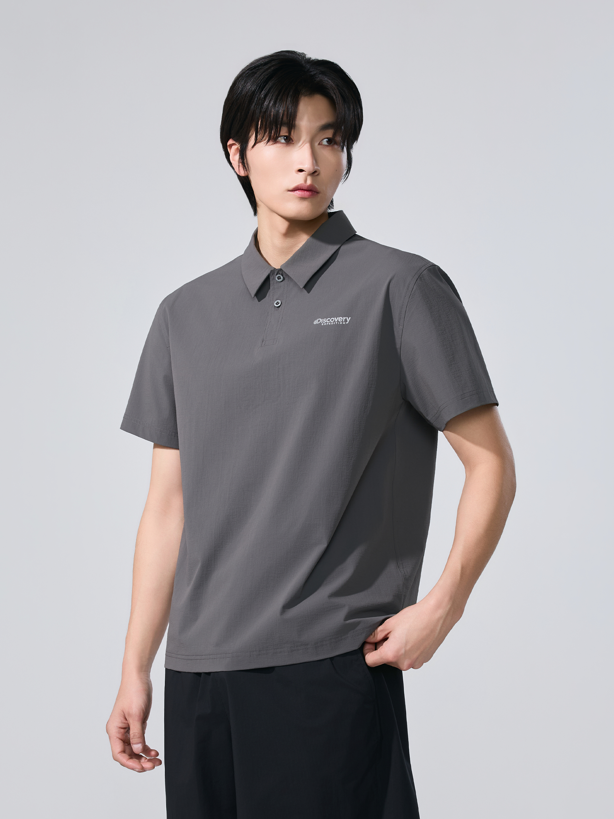 M's Freshvent Airdot Woven Polo Shirt