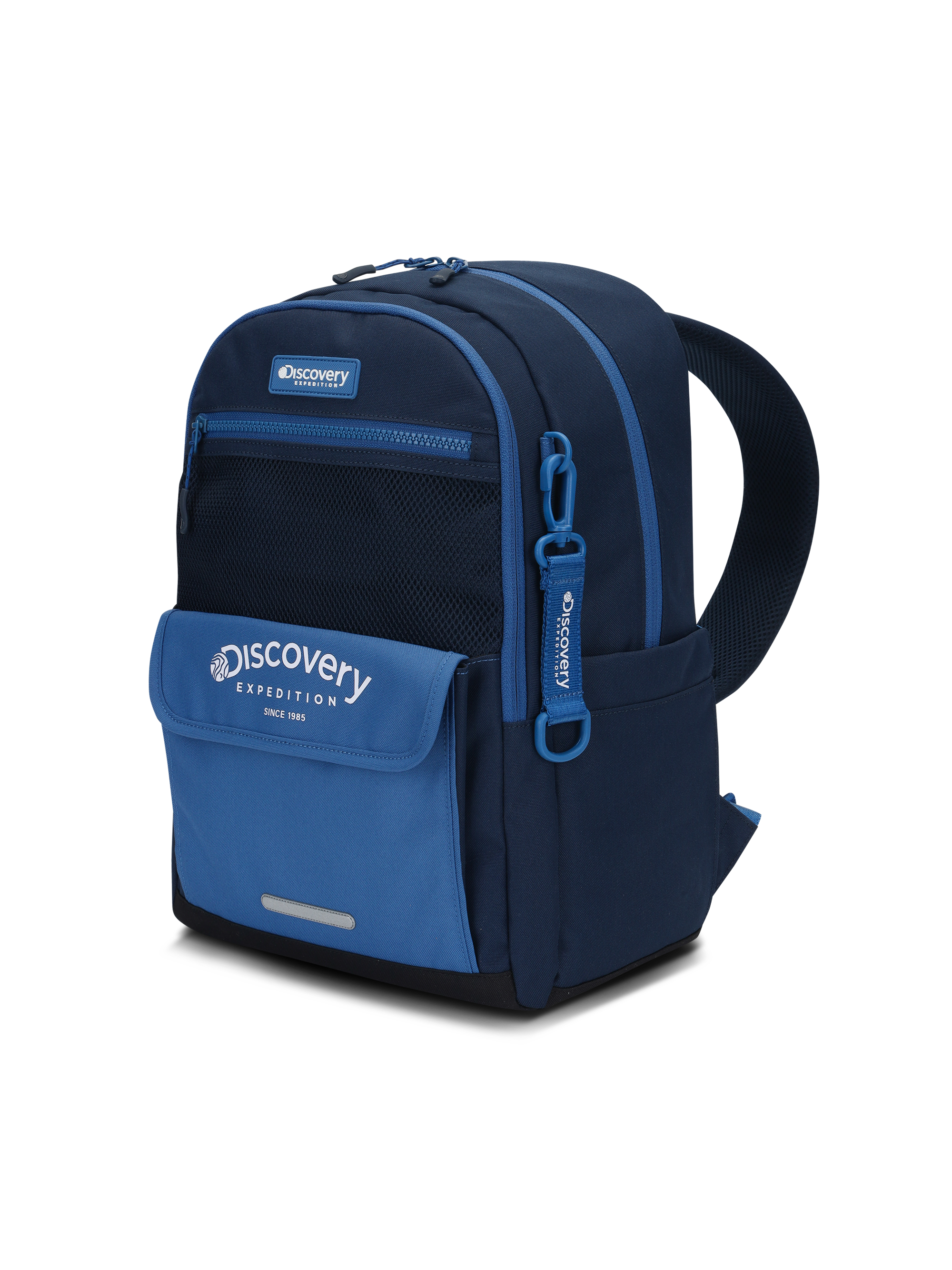 Kids Flap Pocket Color Blocked Backpack