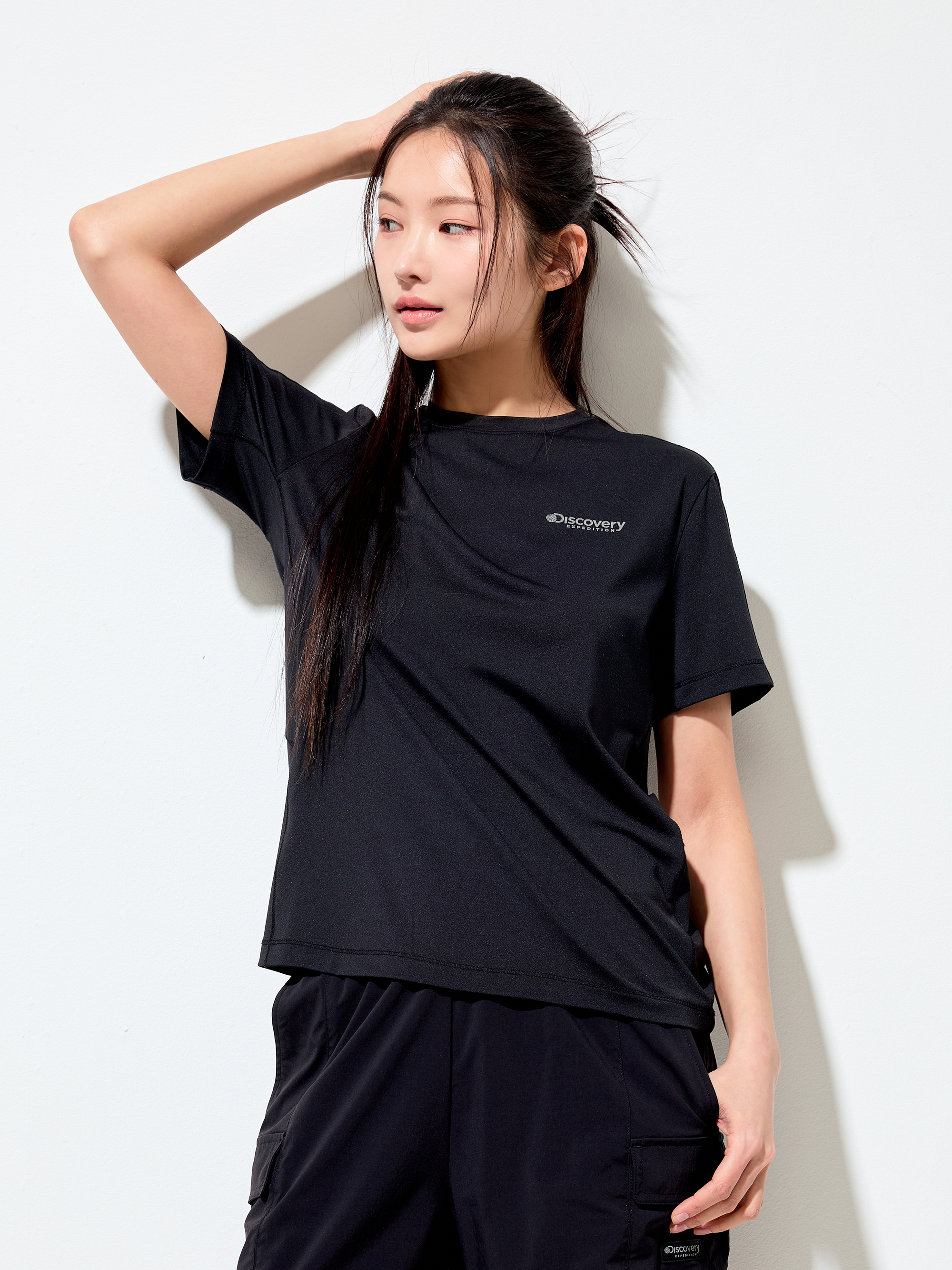 Women's Cutting Line Short Sleeve T-shirt