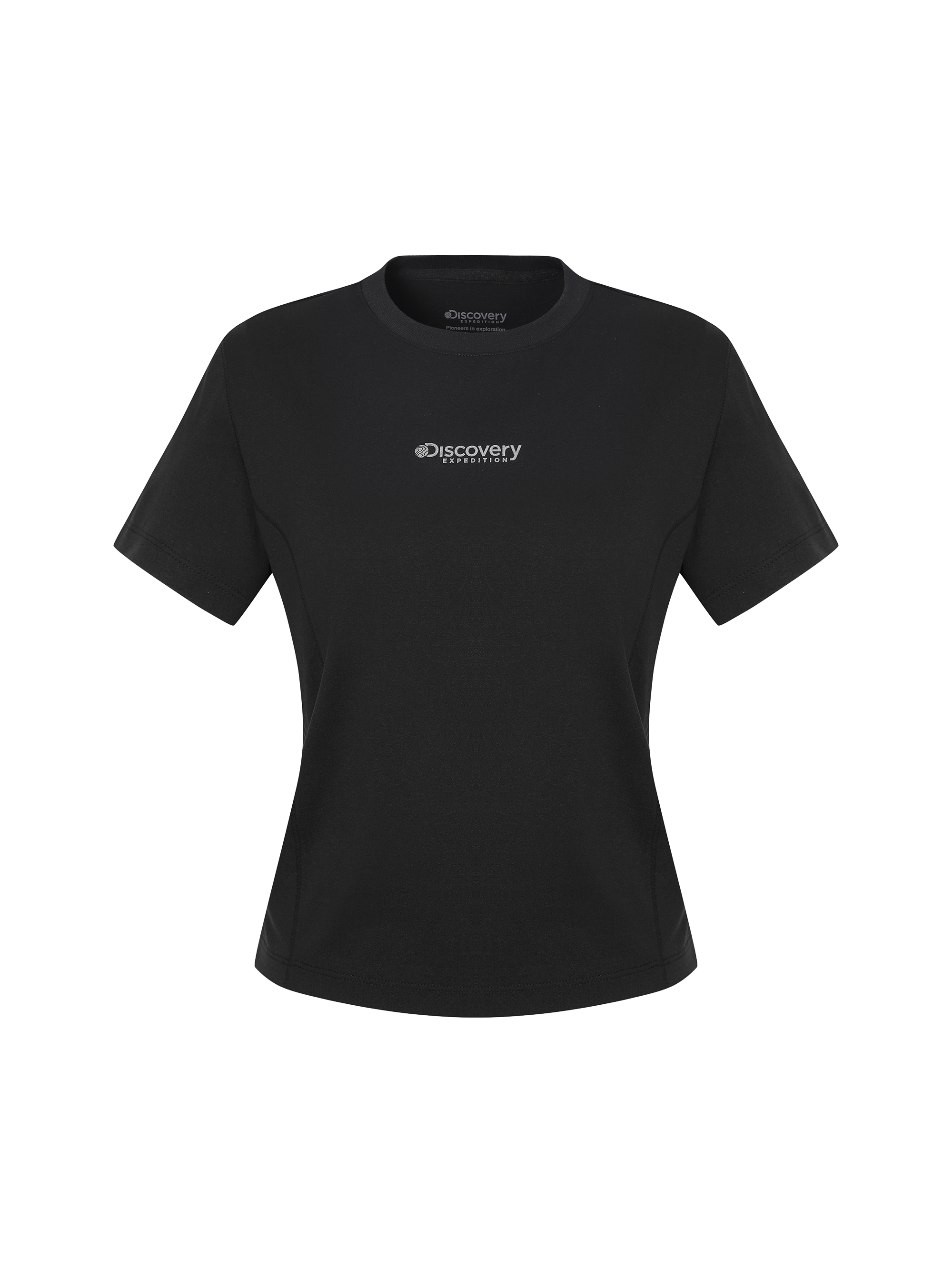 Women's Mechanical Stretch Yarn Short Sleeve T-Shirt