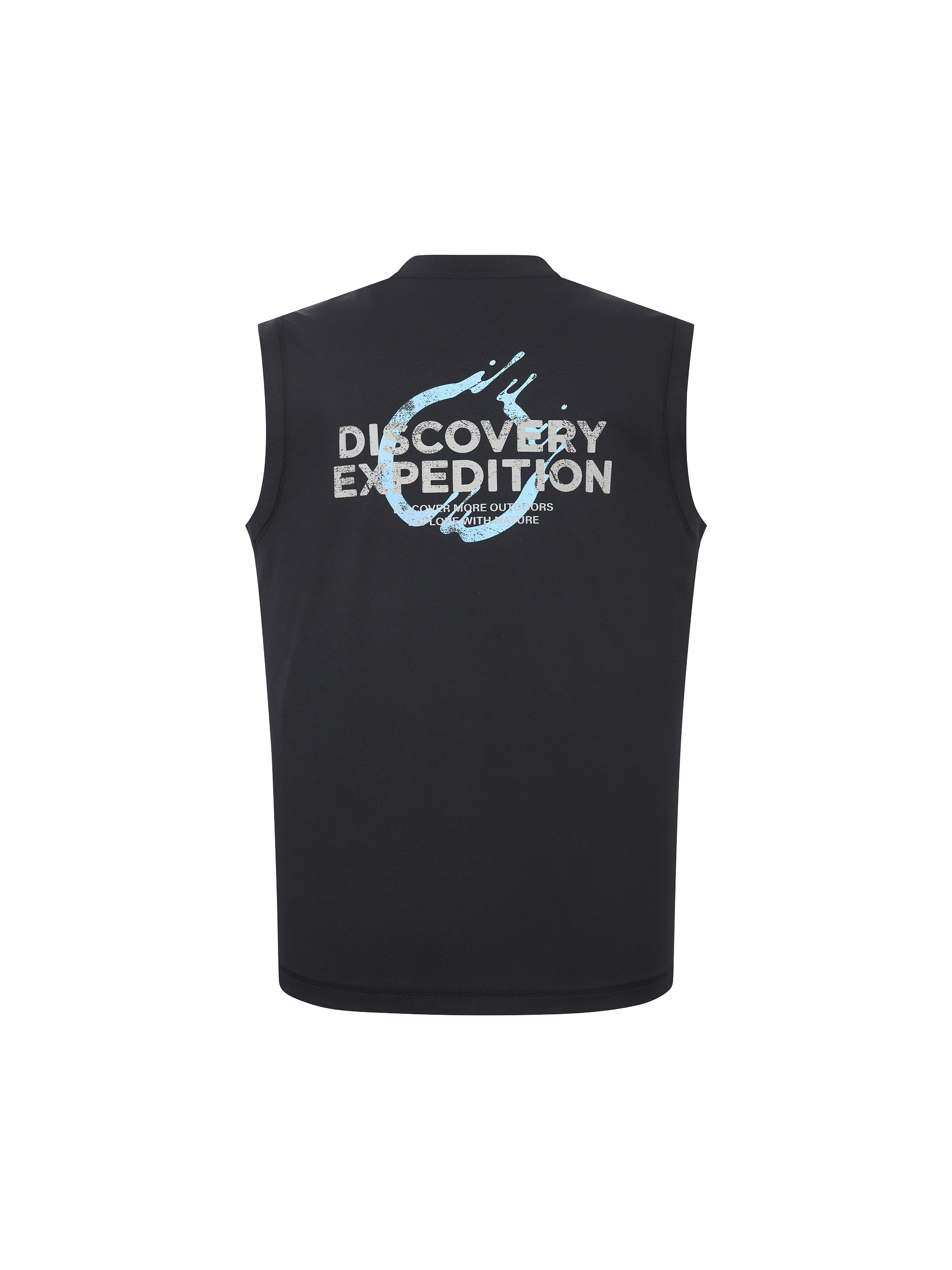 Men's Hot Summer Lettering Sleeveless Water T-shirt