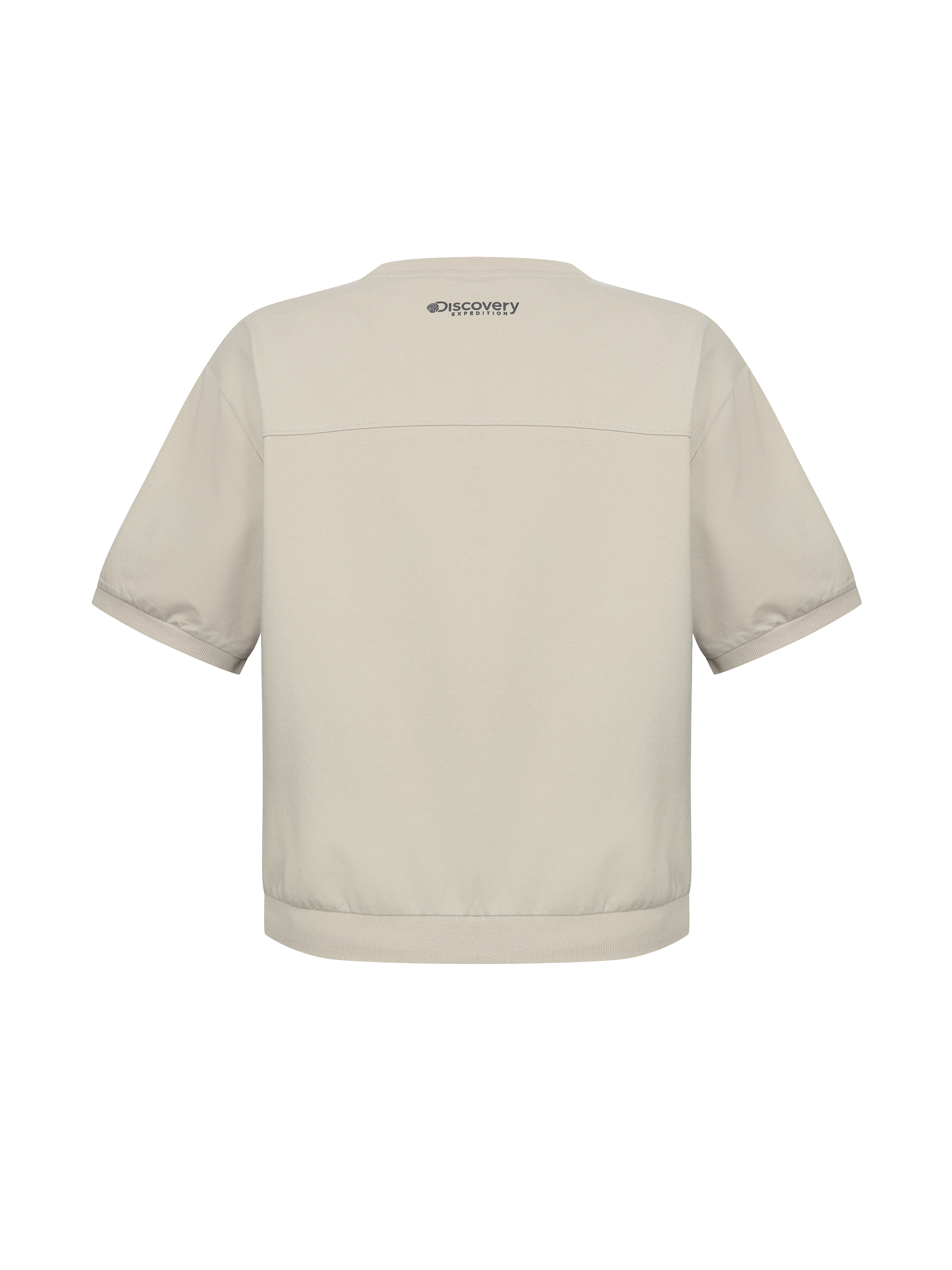 Freshvent Washed Women's Lightweight Short-sleeve Sweatshirt