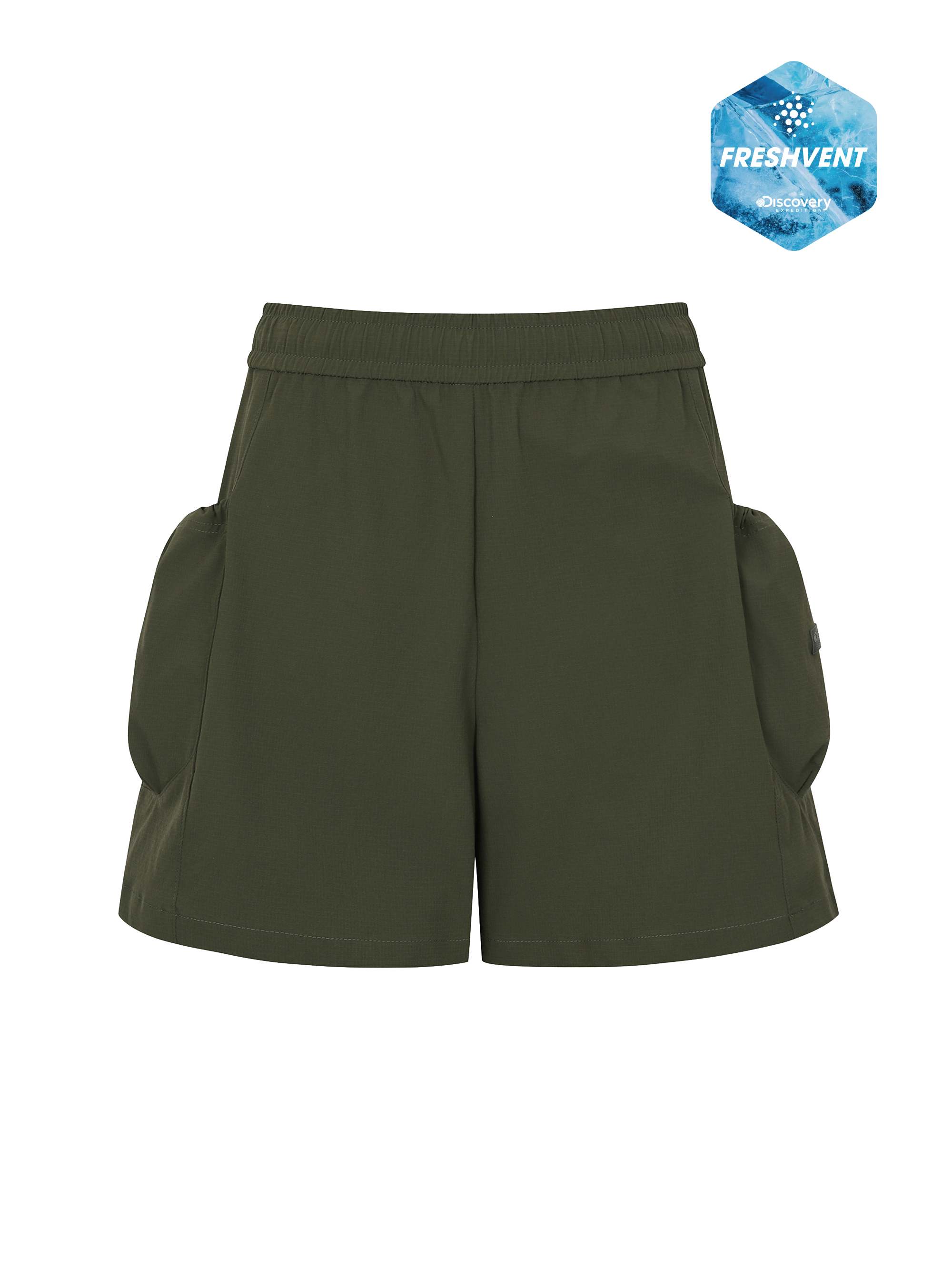 Freshvent Women's String Pocket Cargo Shorts