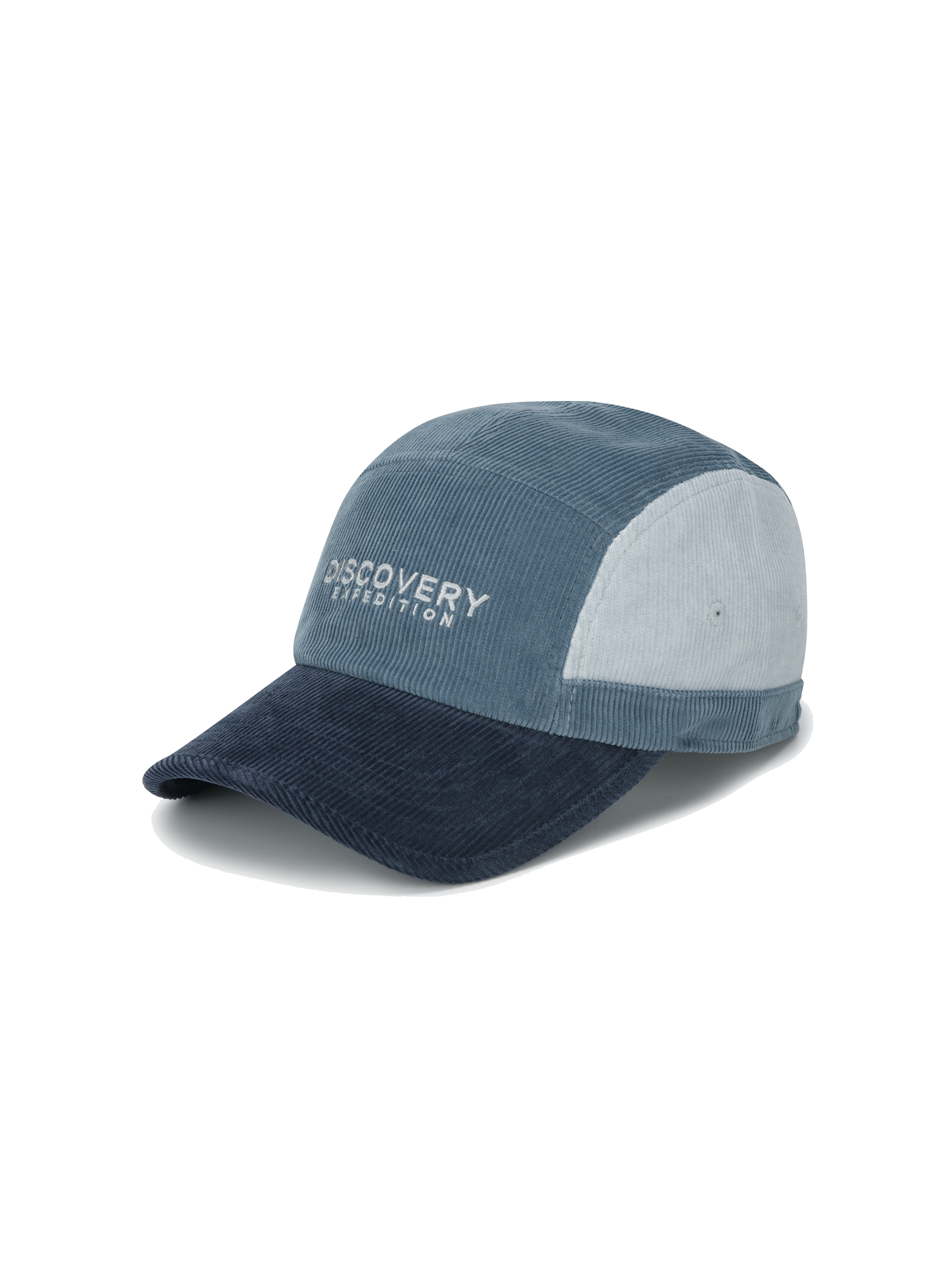 Corduroy Color-blocked Camper Cap