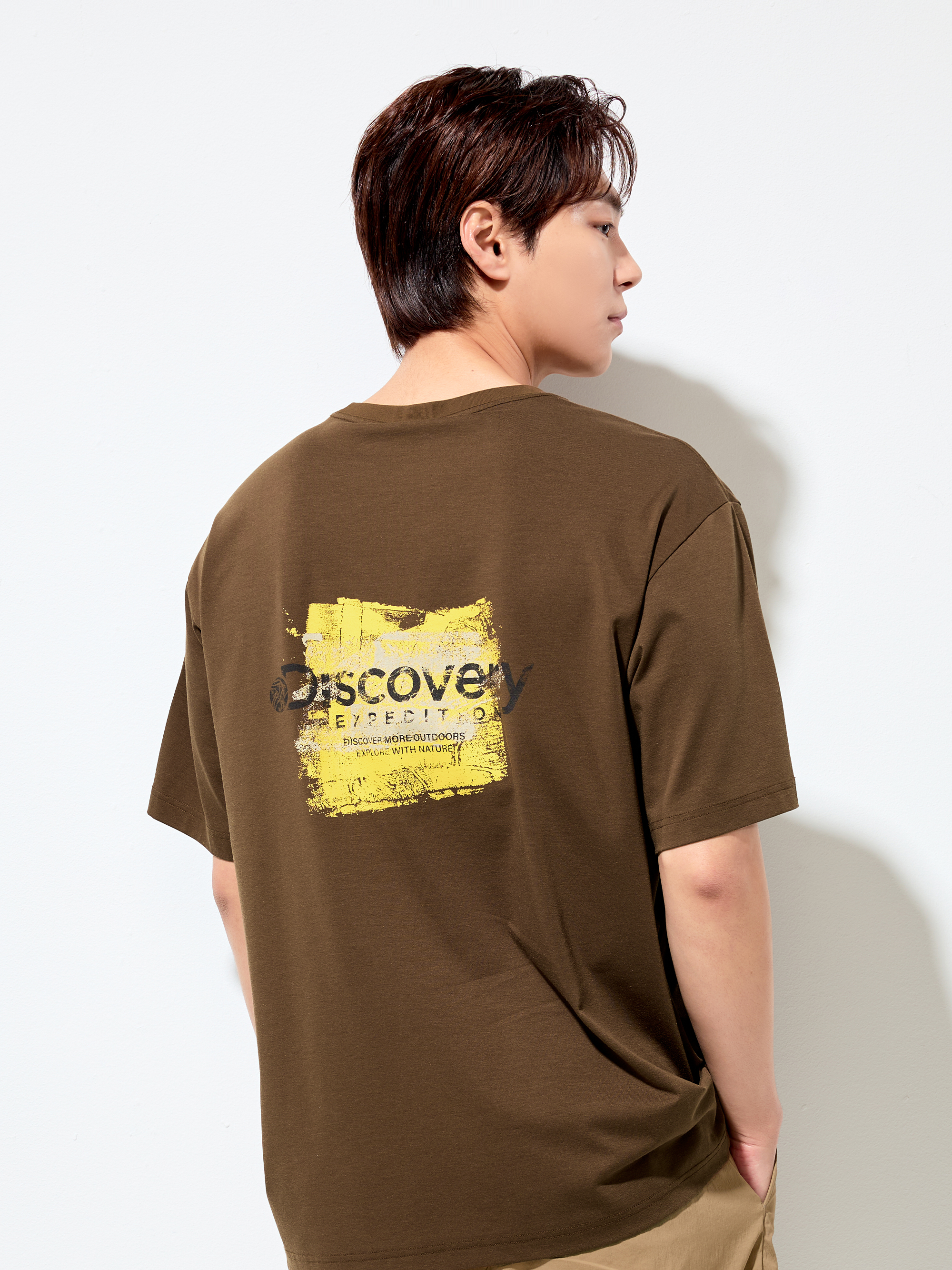 Freshvent Washed Back Logo Graphic Short Sleeve T-shirt