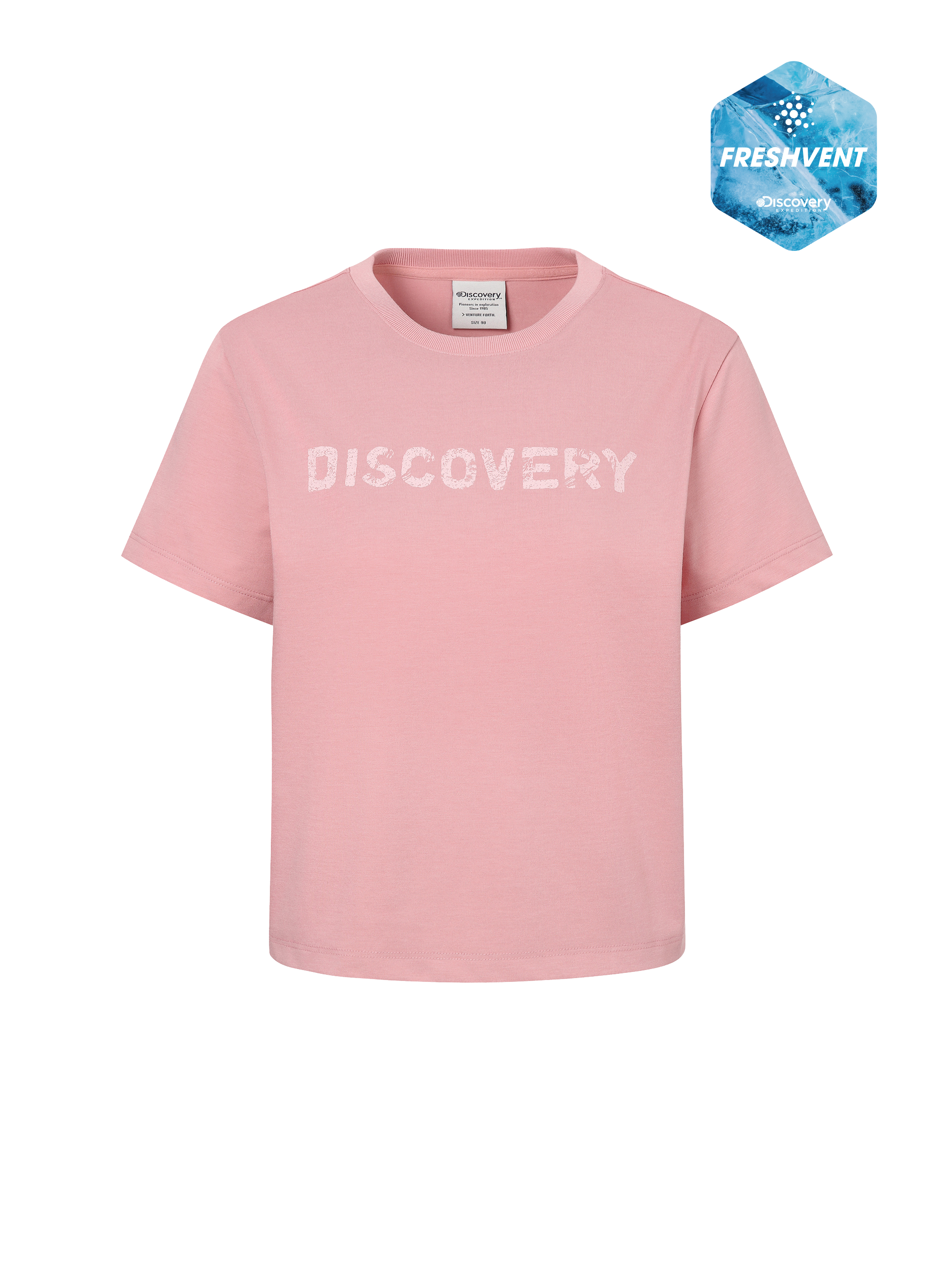 Women's Freshvent Washed Crop Big Logo Short Sleeve T-shirt