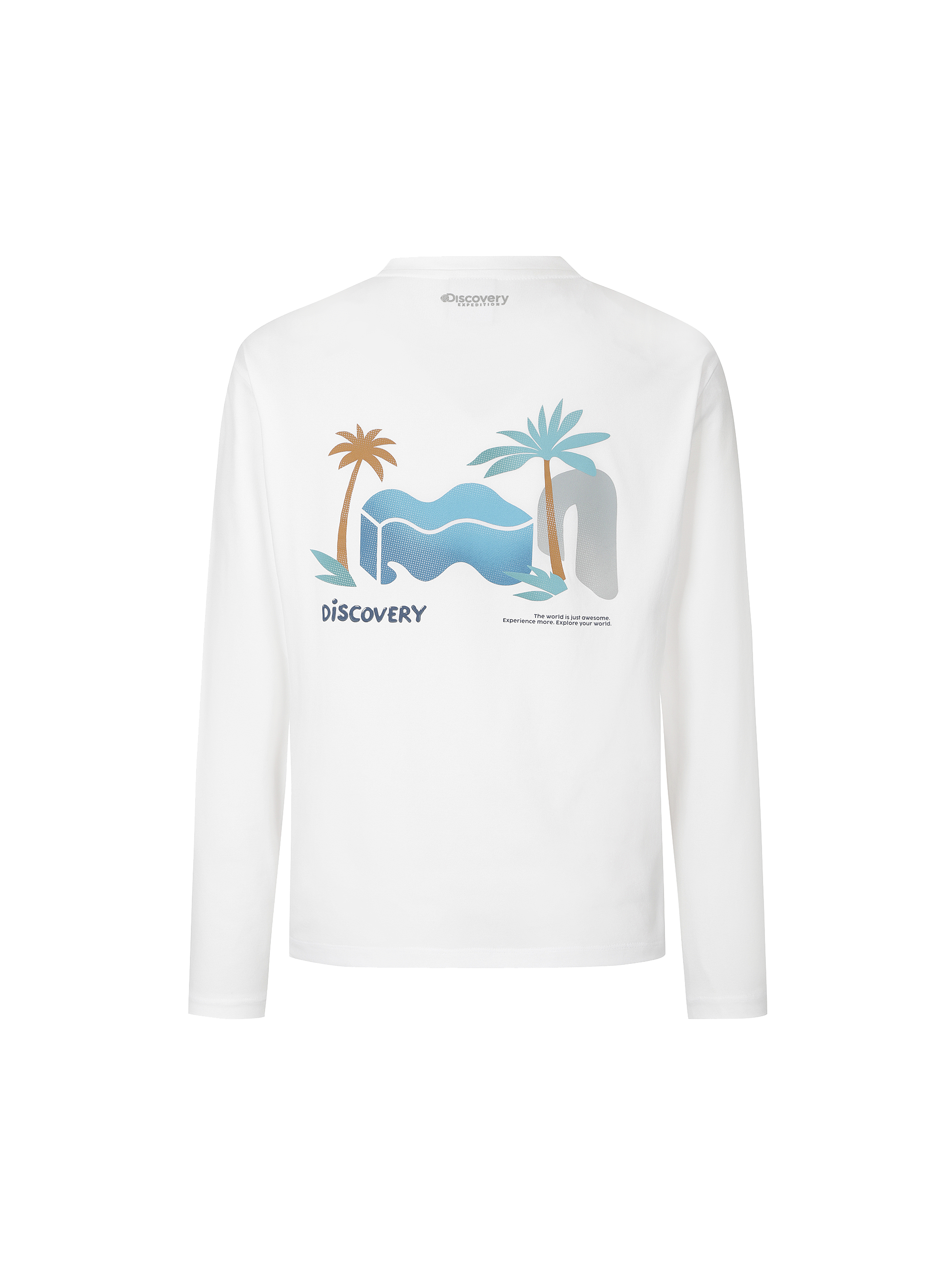 W's Back Graphic Long-Sleeve Water T-shirt