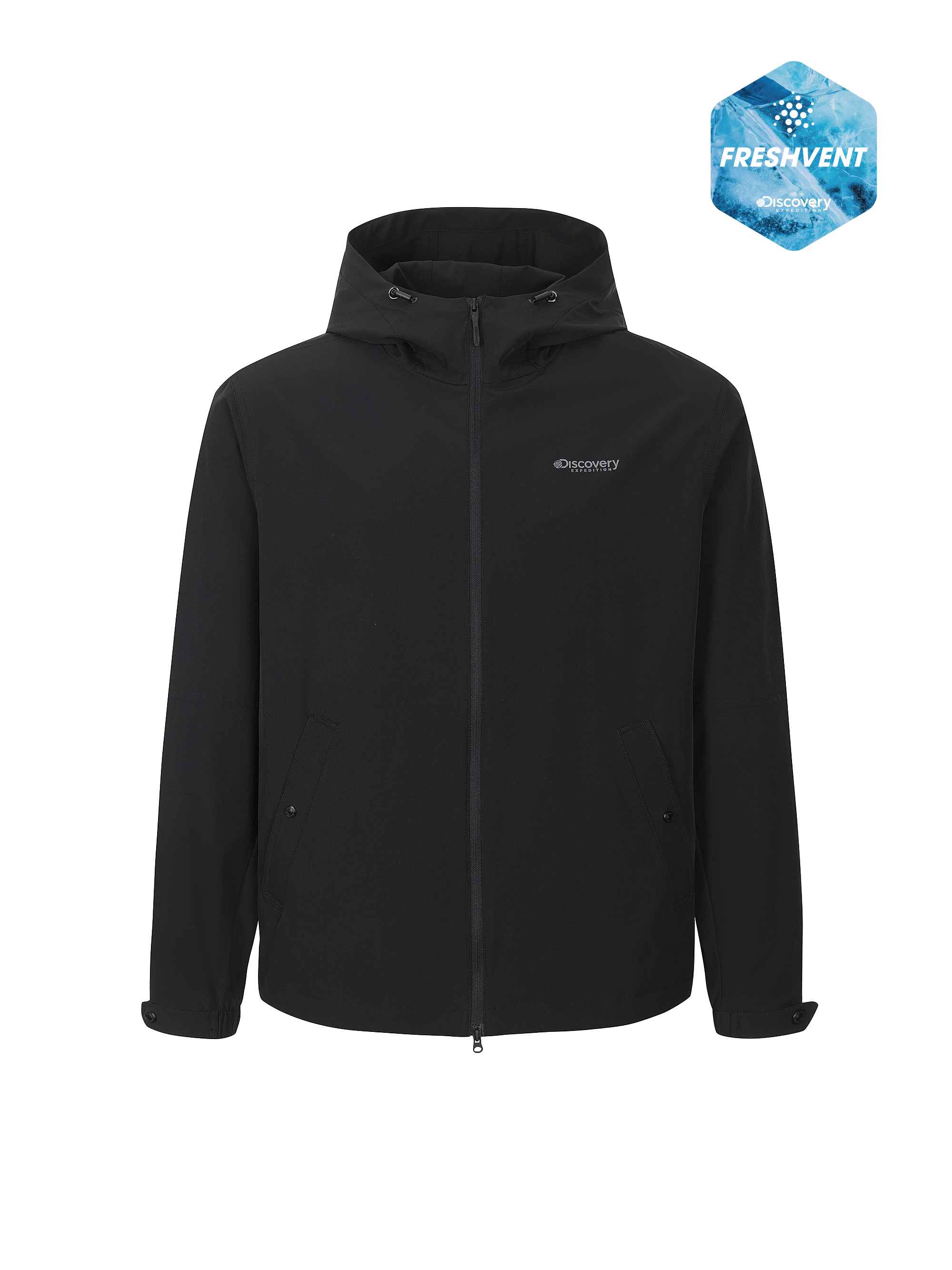 M's Freshvent Lightweight Woven Training Hooded ZIP-UP