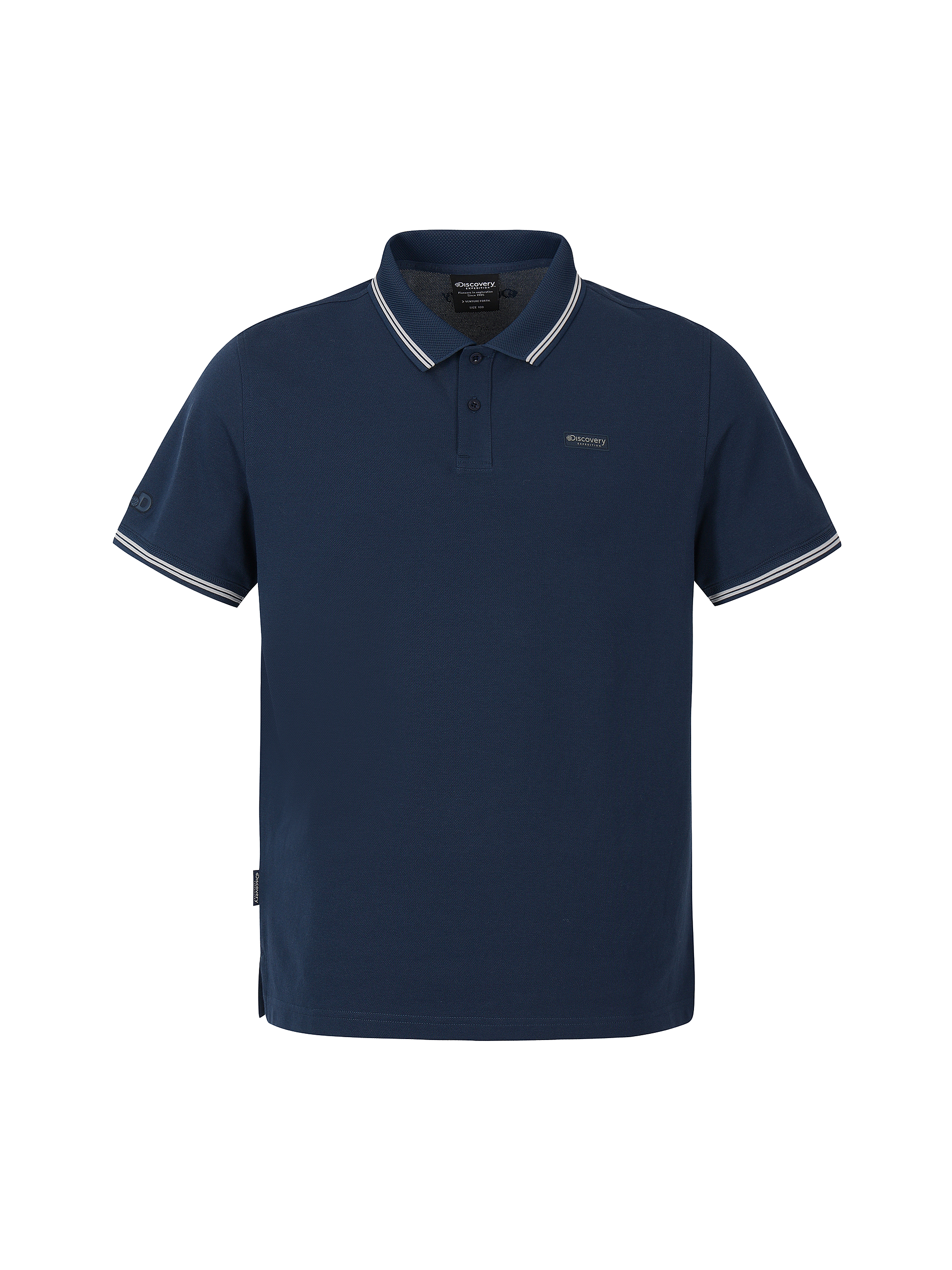 M's Color-Tipped Polo Shirt