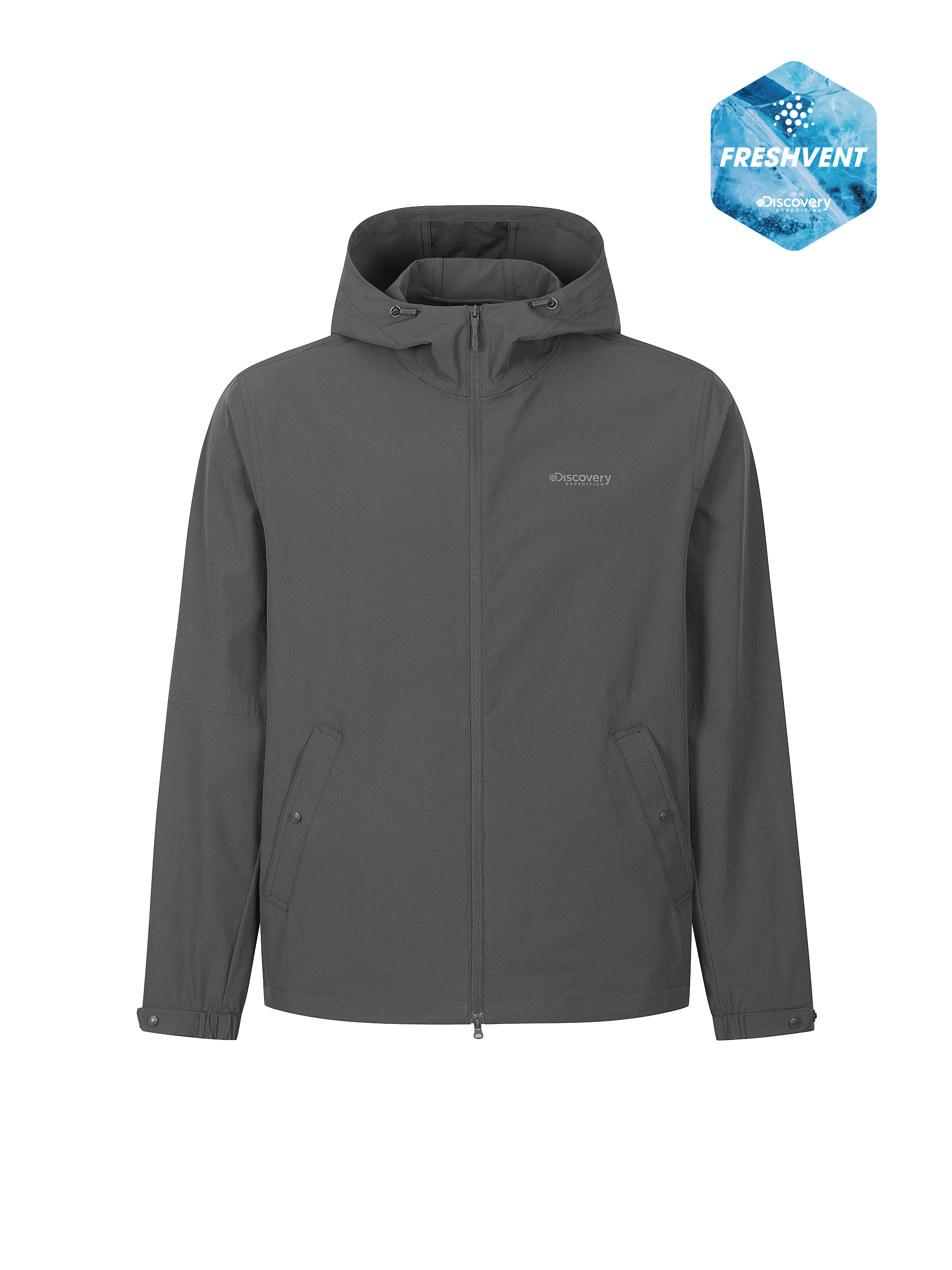 M's Freshvent Lightweight Woven Training Hooded ZIP-UP