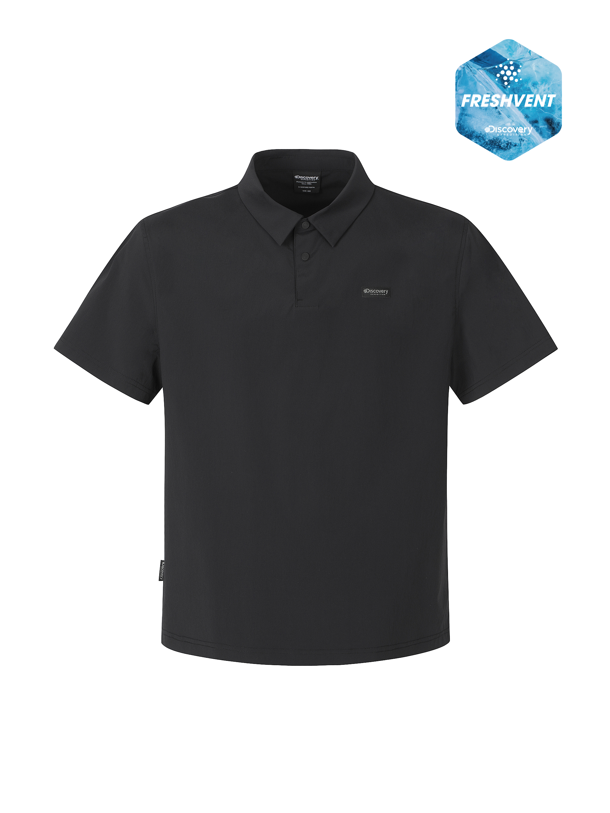 M's Freshvent Woven Hot Melt Polo Shirt