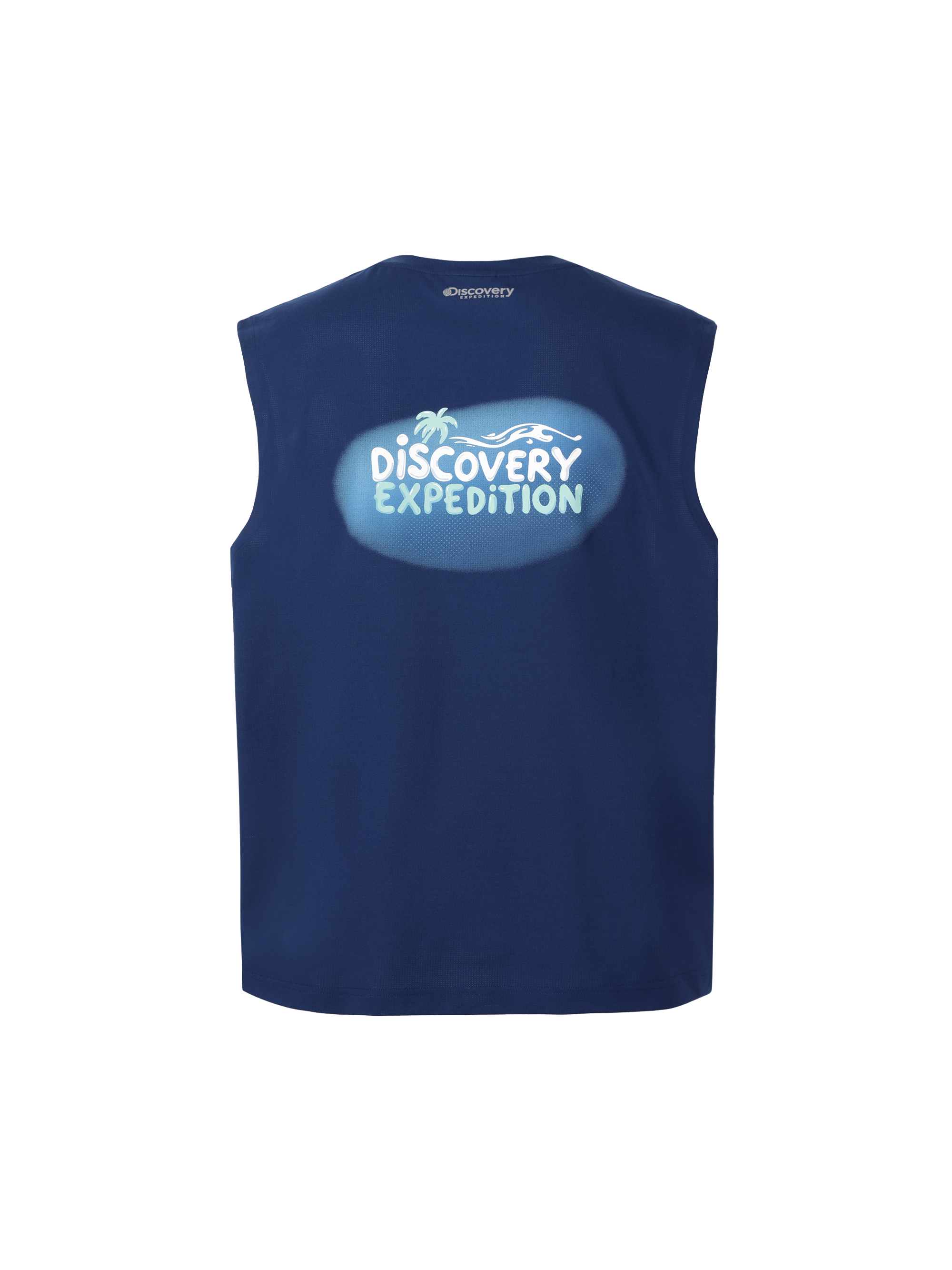 Hot Summer M's Back Graphic Sleeveless Water T-shirt