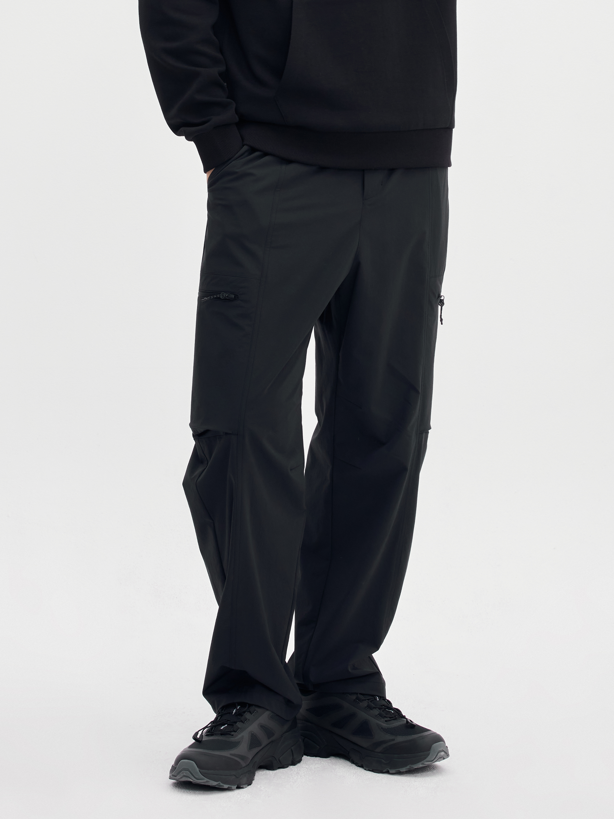 Freshvent Men's Gorpcore Parachute Cargo Pants