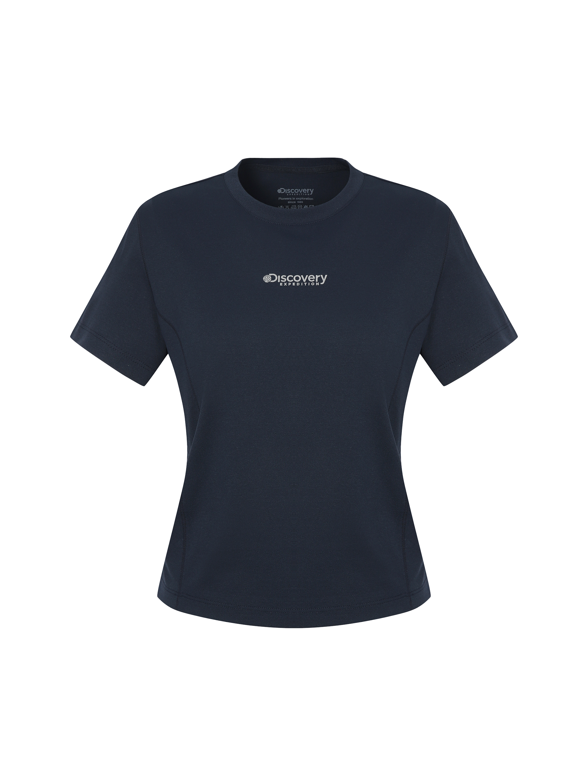 Women's Mechanical Stretch Yarn Short Sleeve T-Shirt