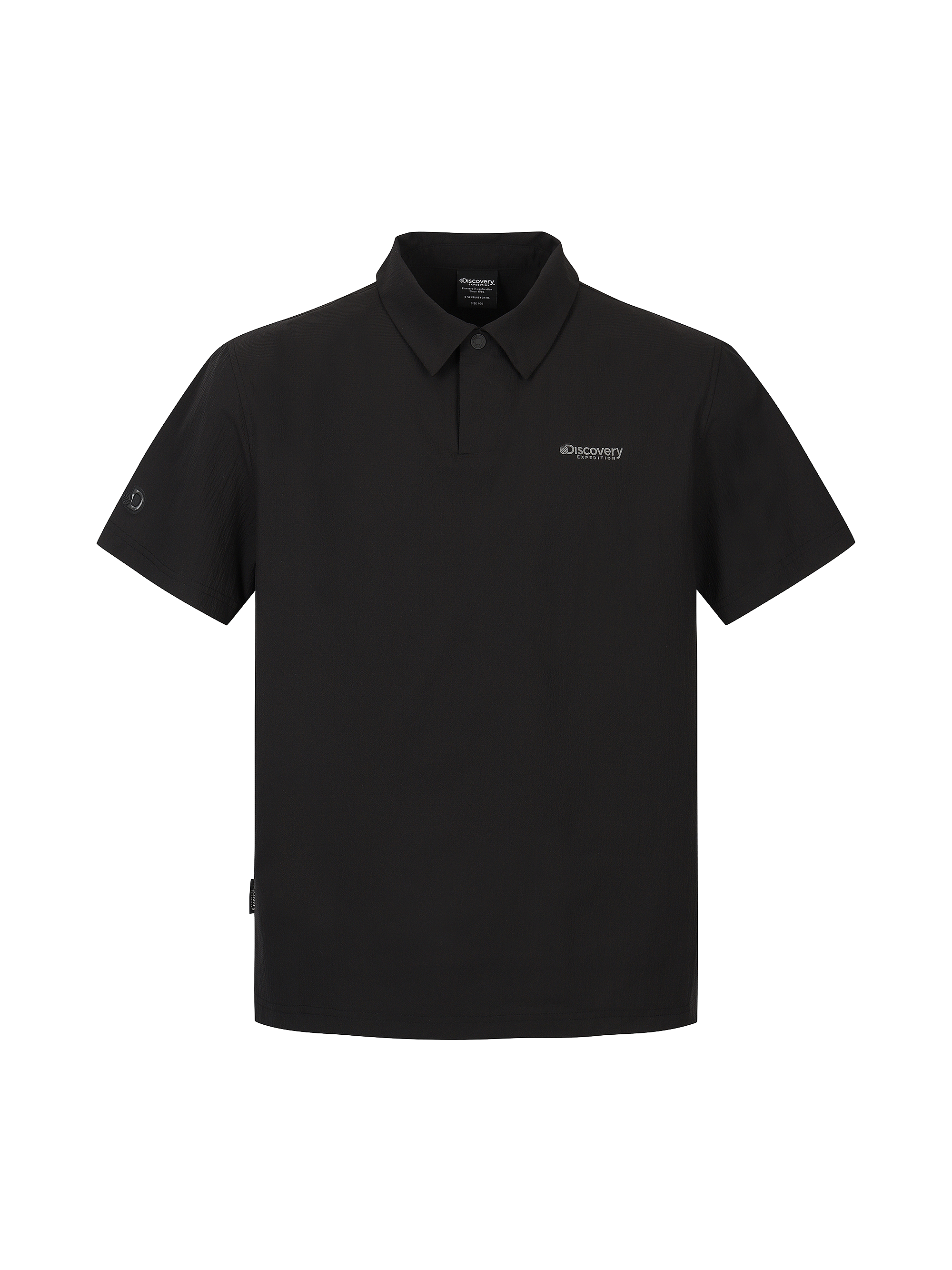 M's Seersucker Woven Polo Shirt