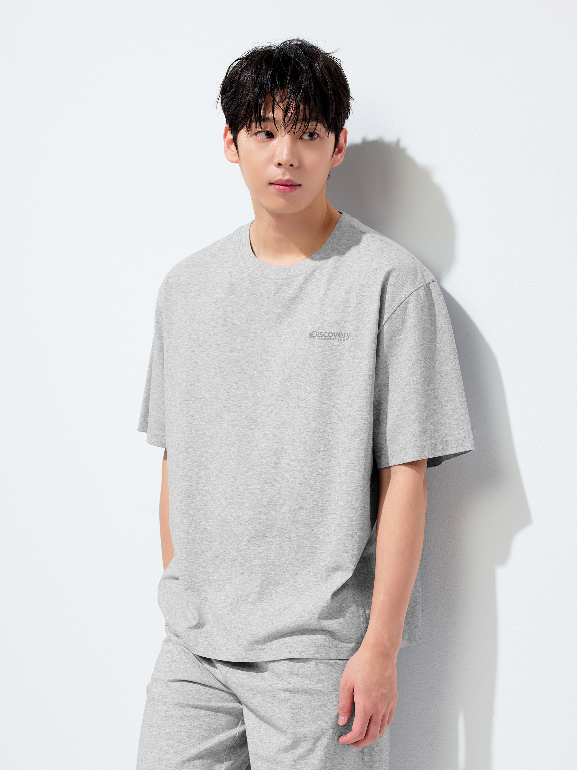 FRESHVENT Washed Men's Lightweight Short-sleeve Training T-shirt