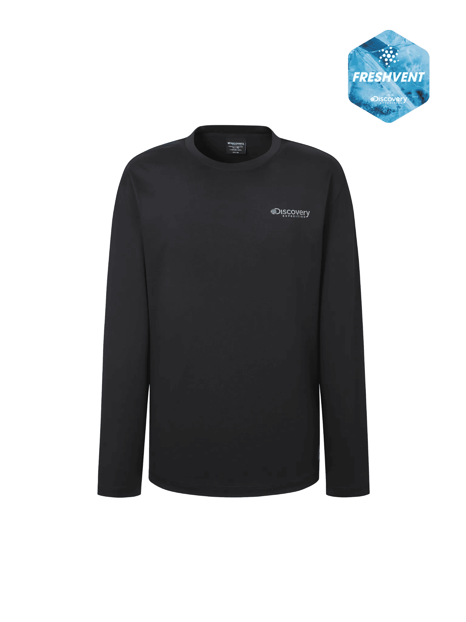 Freshvent Men's Graphic Long Sleeve Water T-shirt