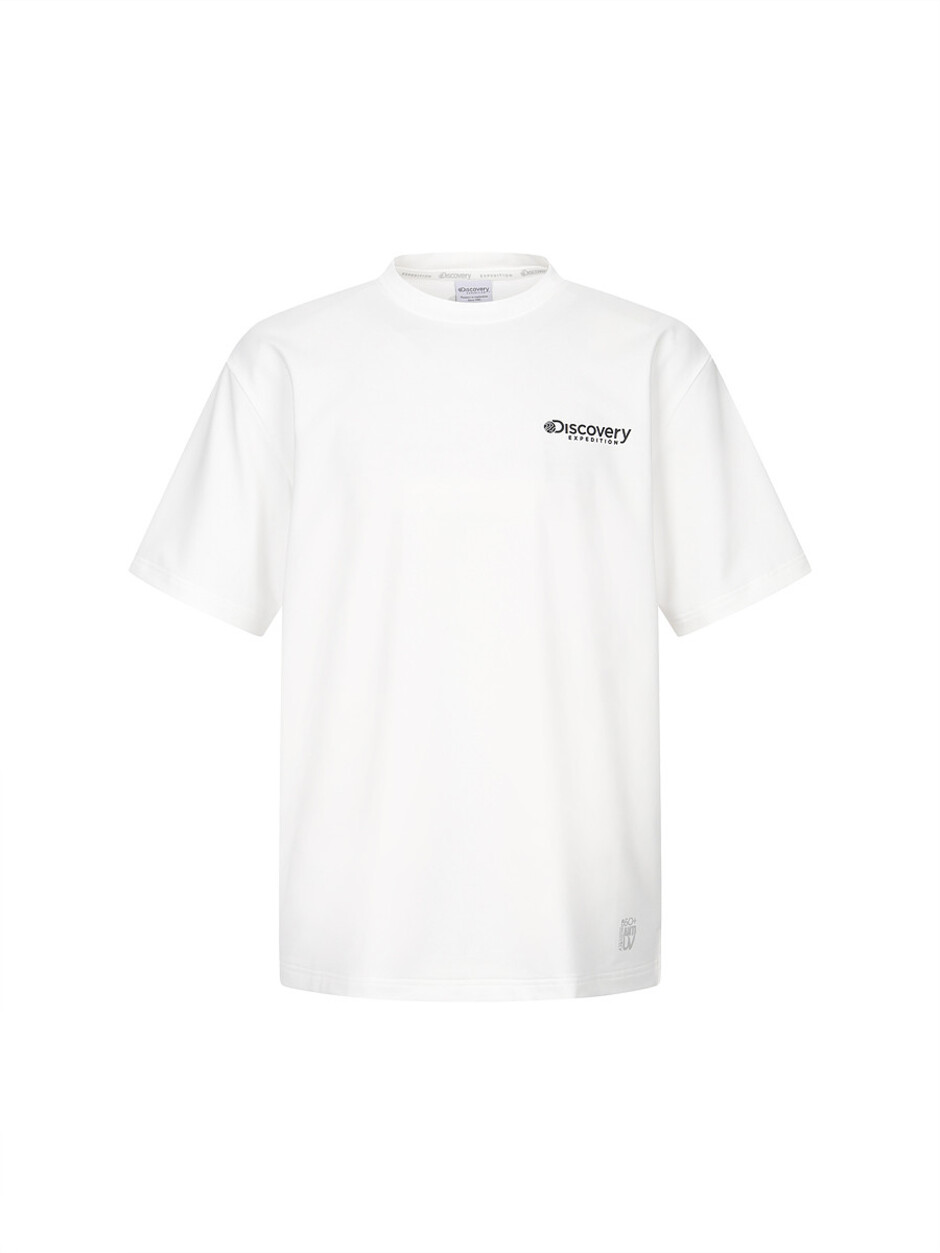Overfit Small Logo Water T-Shirts Off White