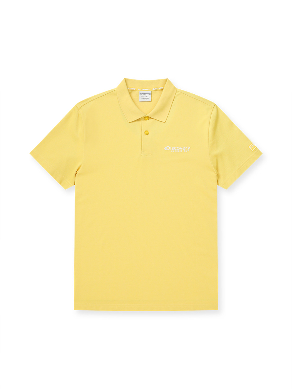 Small Logo Collar T-Shirts D.Yellow