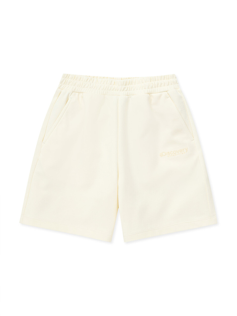 [KIDS] Color Traning Haif Pants L.Cream